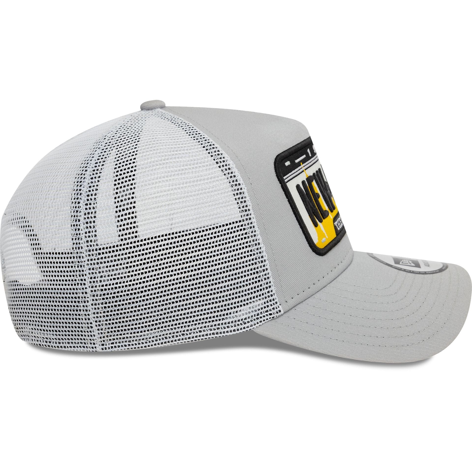 New Era License Plate Grey 9FORTY E-Frame Adjustable Trucker Cap - Image 7