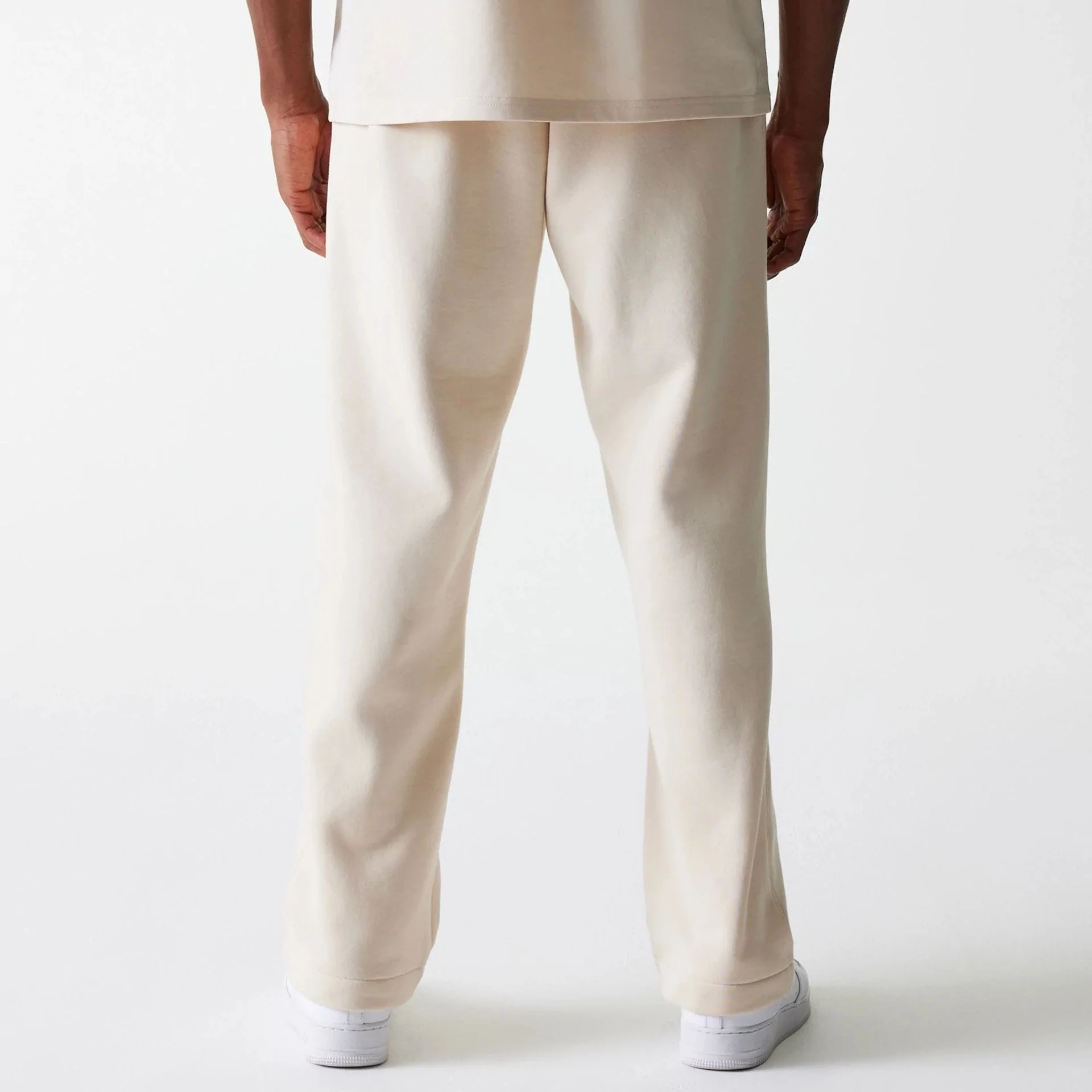 New Era Light Beige Straight Leg Joggers - Image 2