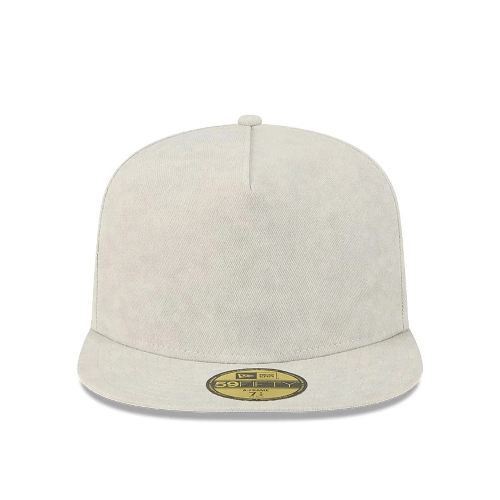 New Era Light Cream 59FIFTY A-Frame Fitted Cap - Image 2