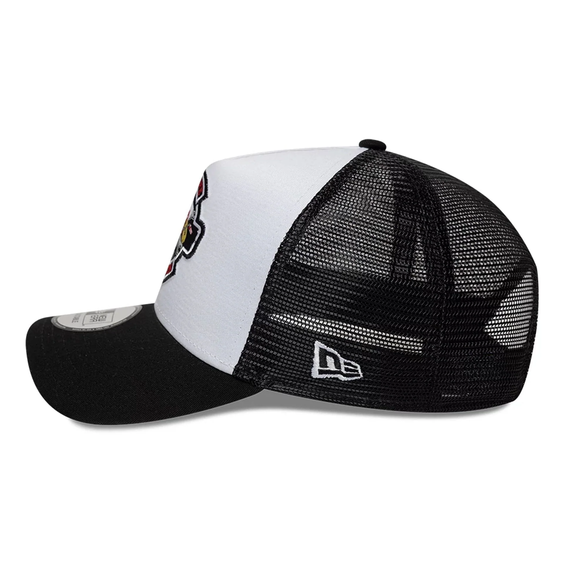 New Era Location Icon Black 9FORTY A-Frame Trucker Adjustable Cap - Image 4