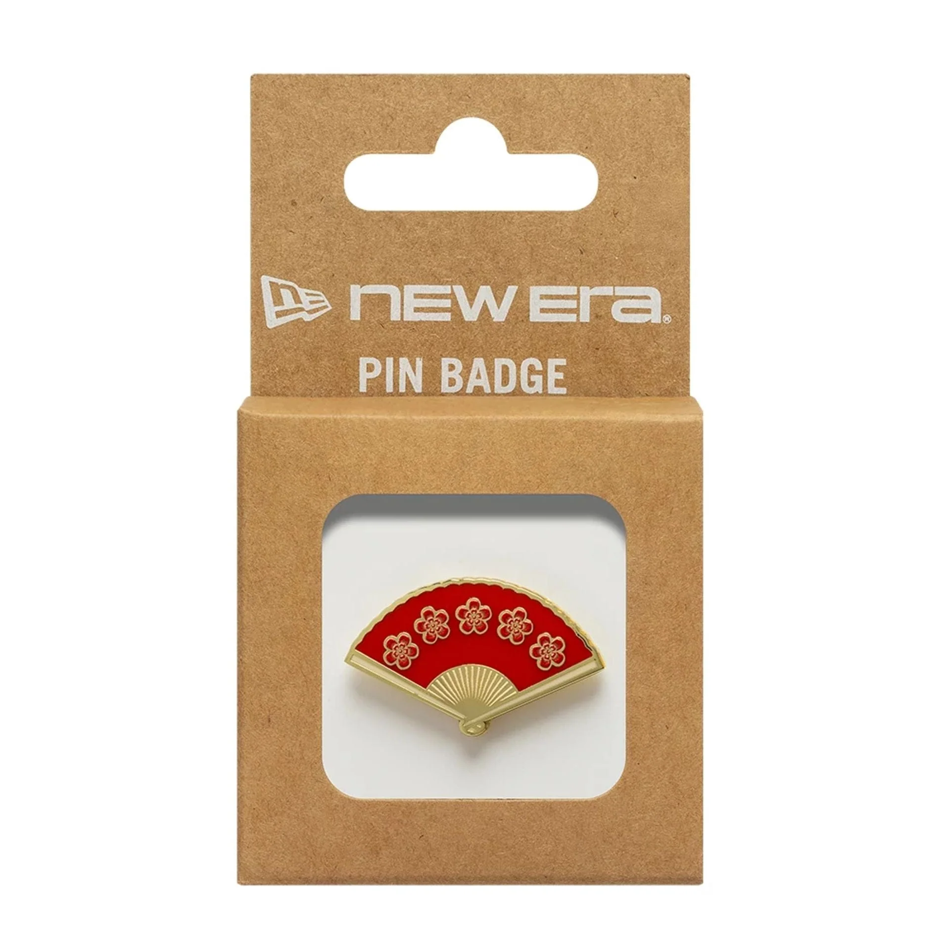 New Era Lunar New Year Fan Gold Pin Badge - Image 2