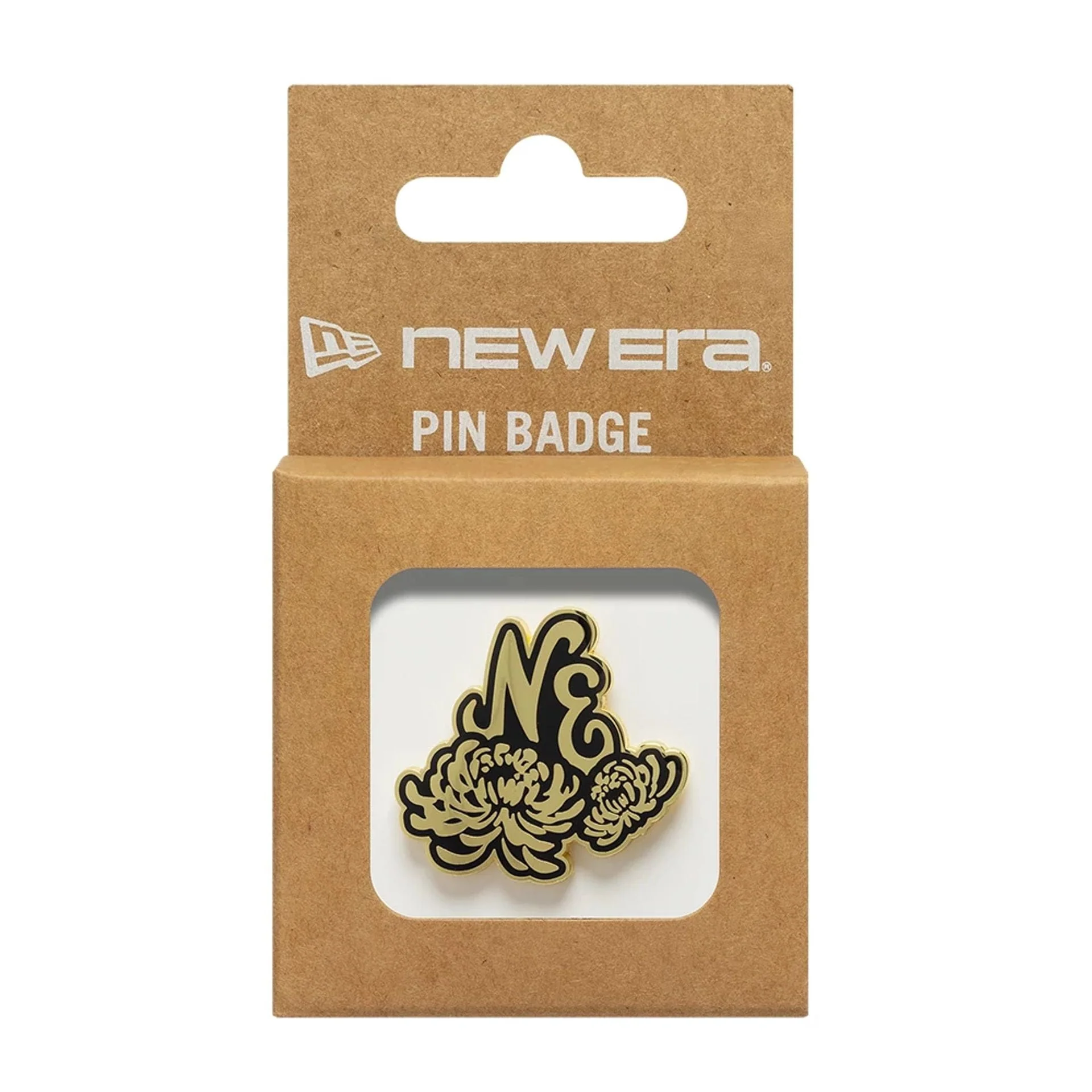 New Era Lunar New Year Floral Gold Pin Badge - Image 2