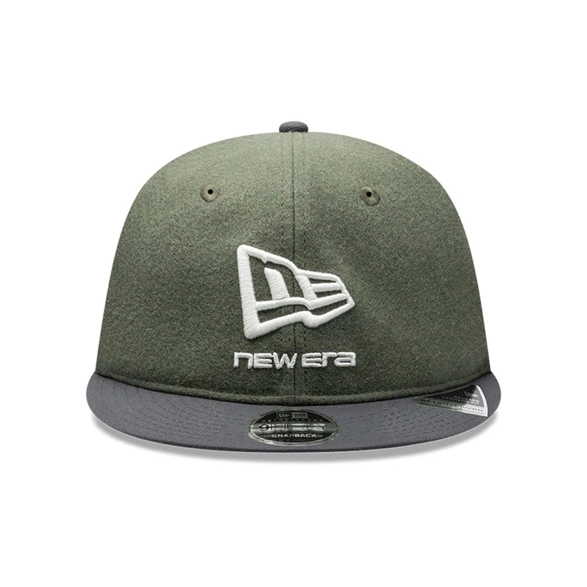 New Era Melton Wool Green Retro Crown 9FIFTY Cap - Image 2