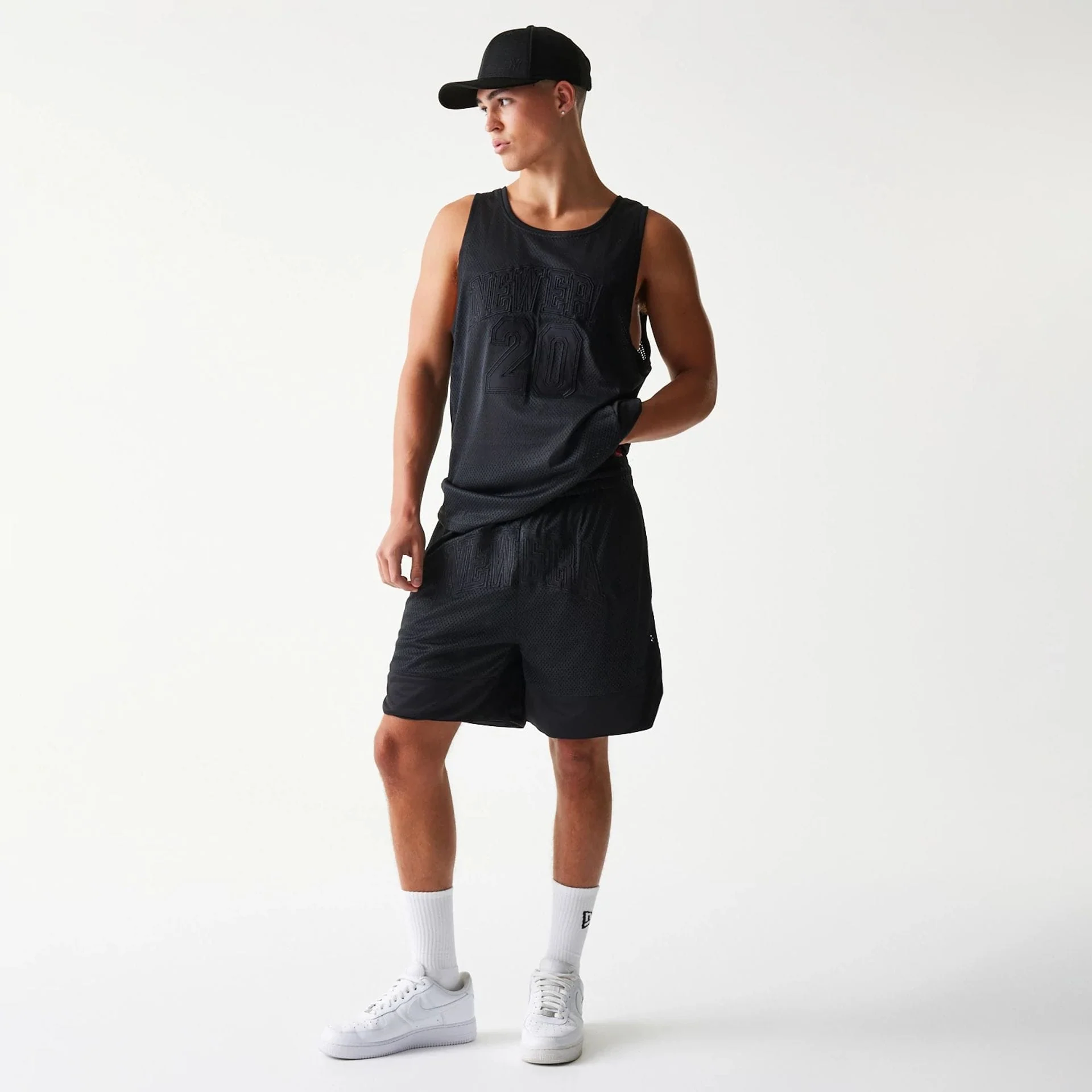 New Era Mesh Black Shorts - Image 6