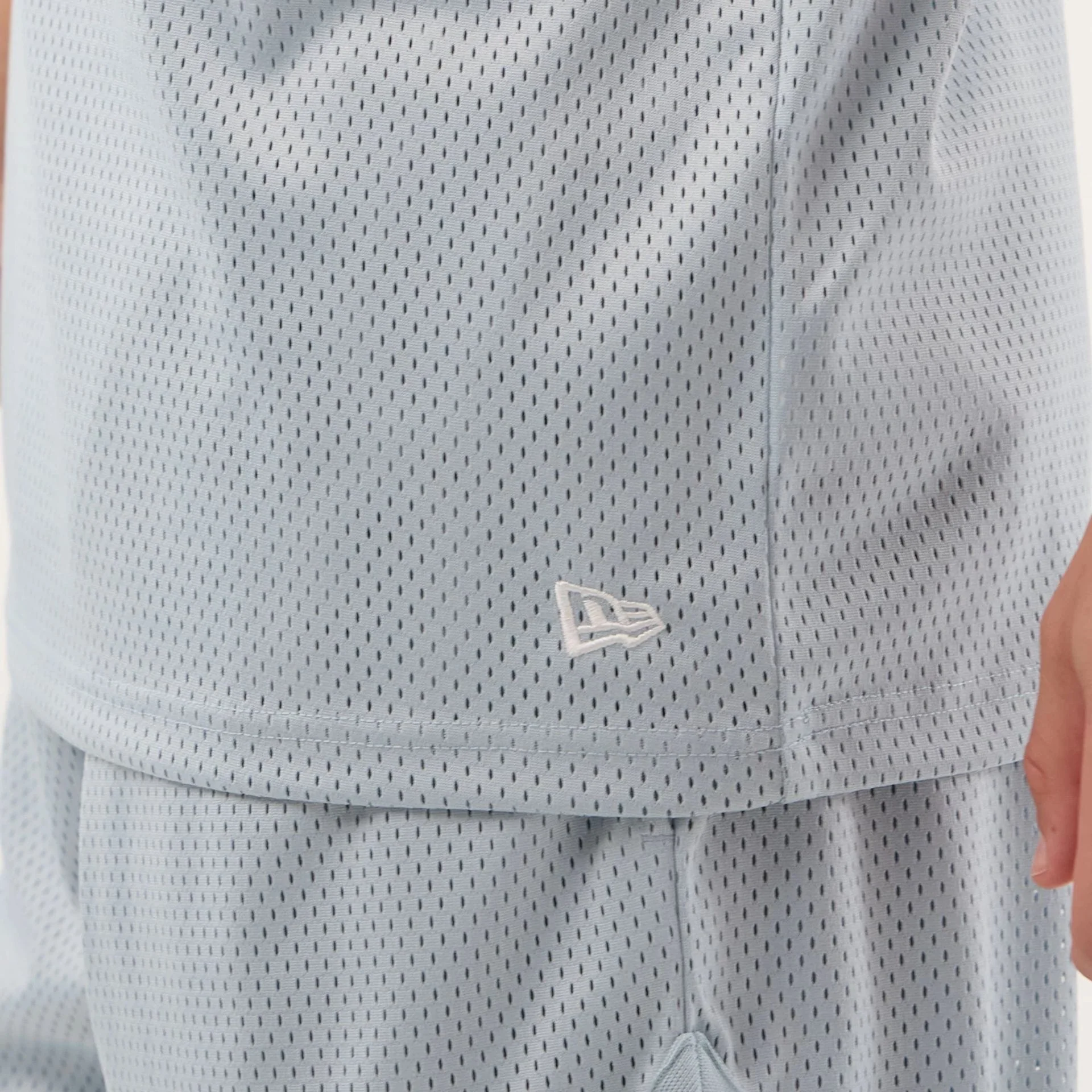 New Era Mesh Pastel Blue Oversized Tank Top - Image 7