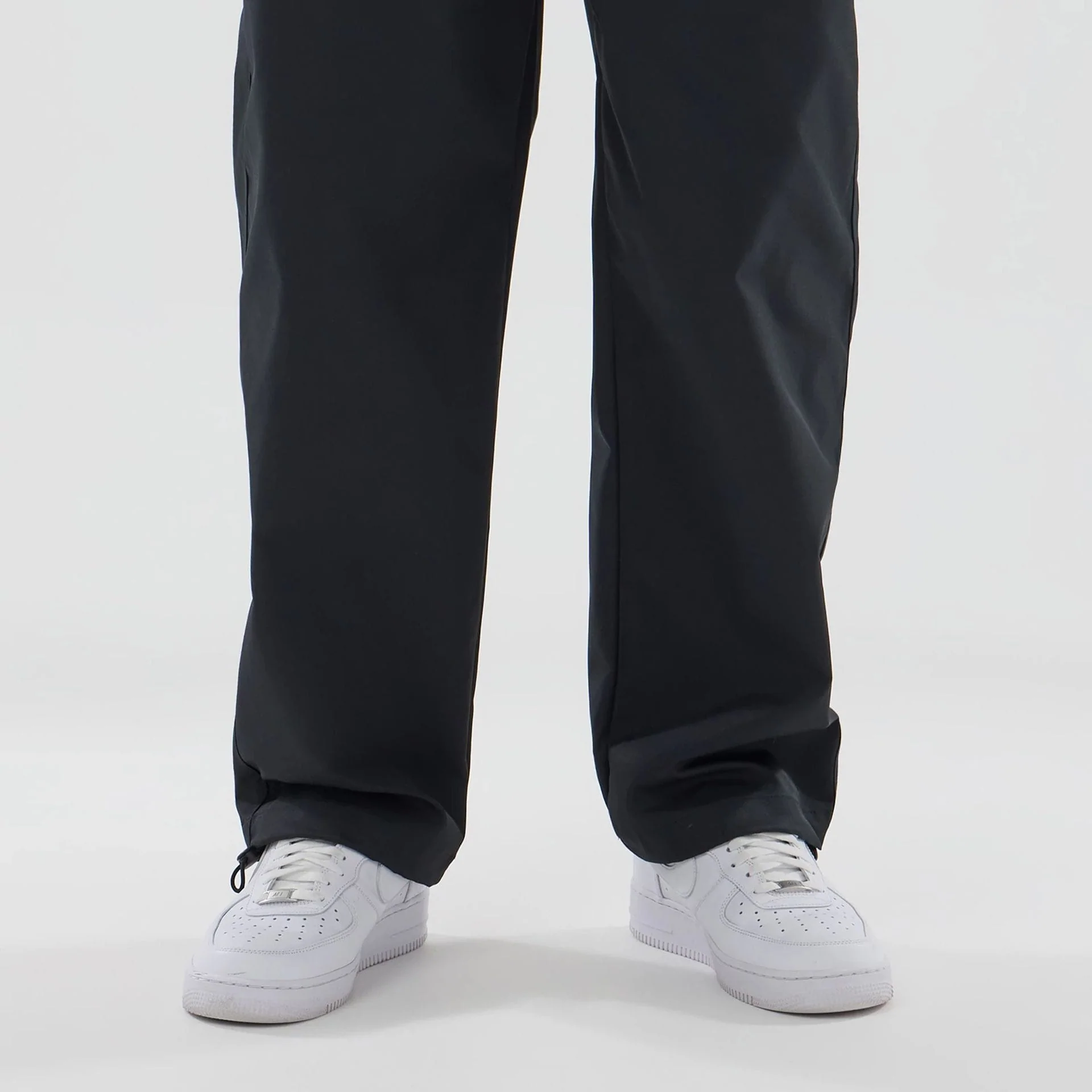 New Era NEC Logo Black Straight Leg Joggers - Image 4