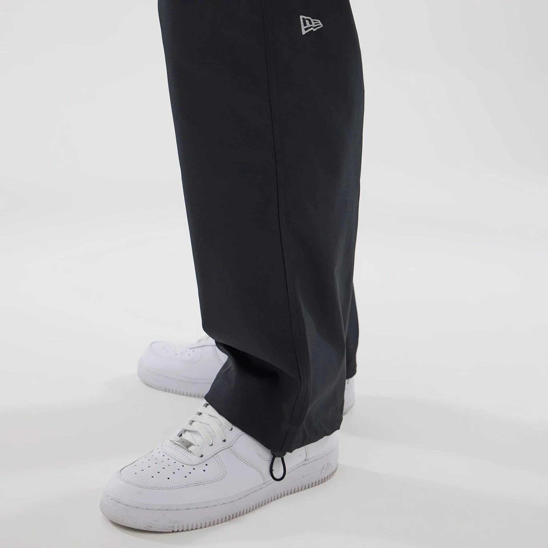 New Era NEC Logo Black Straight Leg Joggers - Image 5