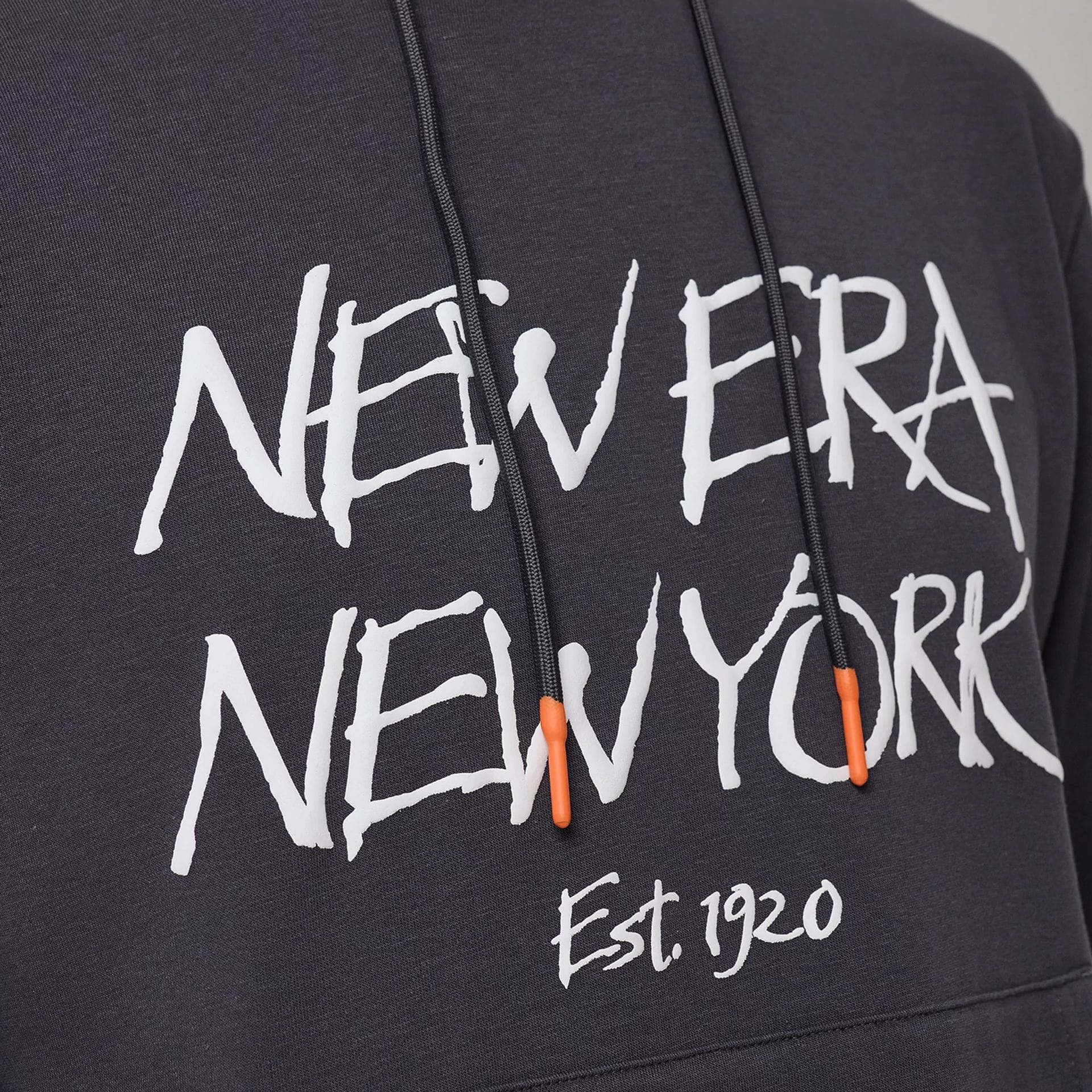 New Era New York Dark Grey Oversized Pullover Hoodie - Image 3