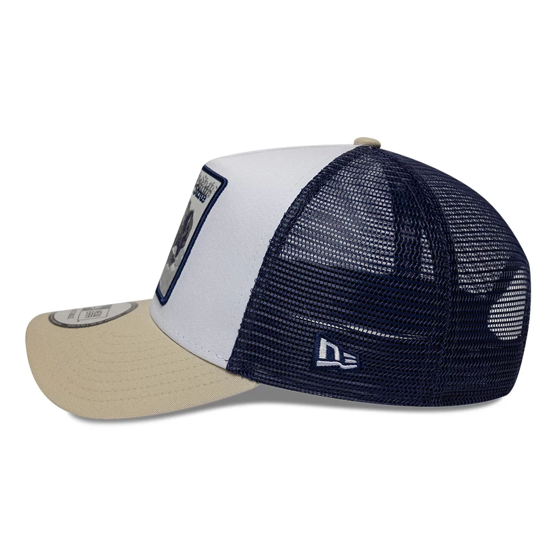 New Era New York State Bison White 9FORTY A-Frame Trucker Adjustable Cap - Image 4