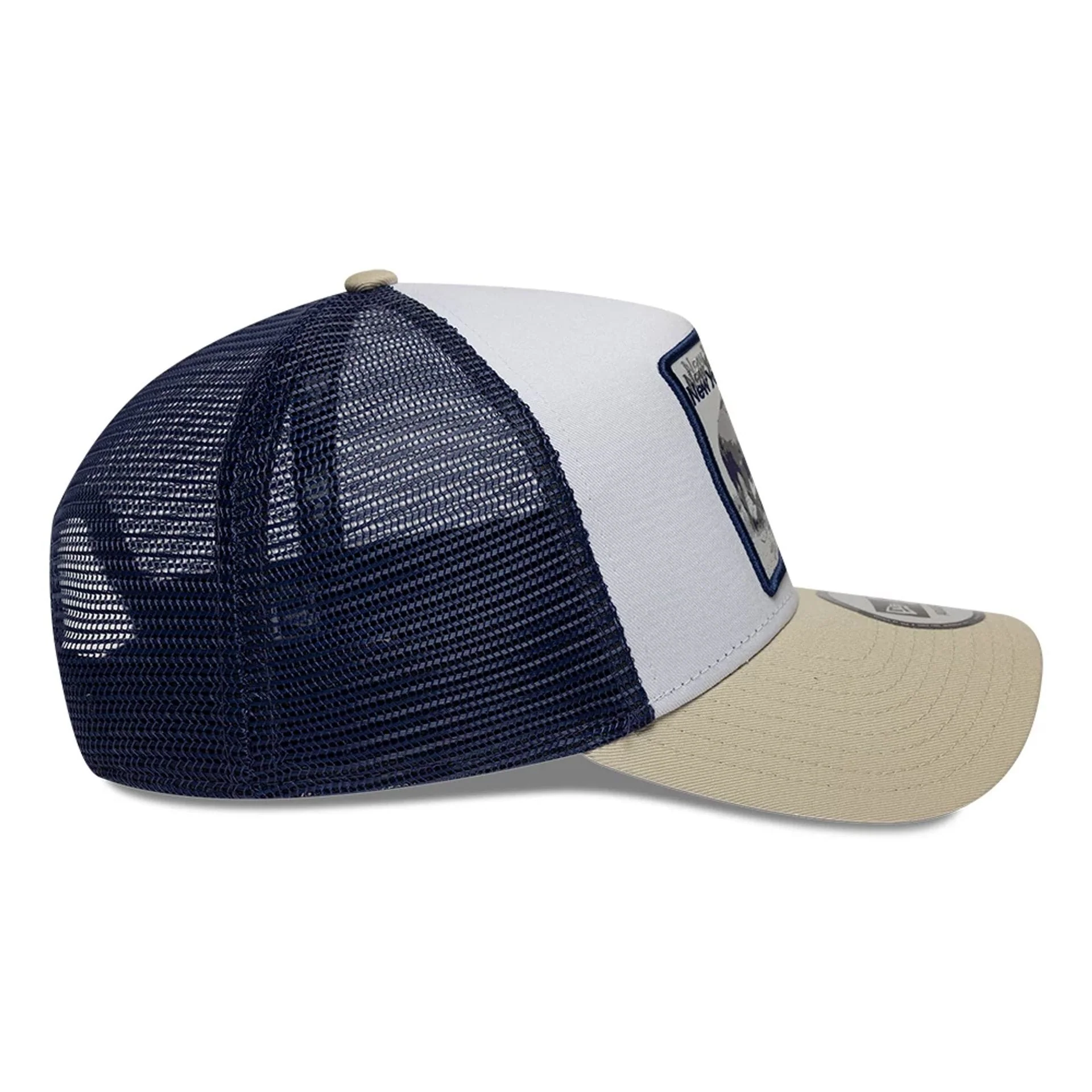New Era New York State Bison White 9FORTY A-Frame Trucker Adjustable Cap - Image 5