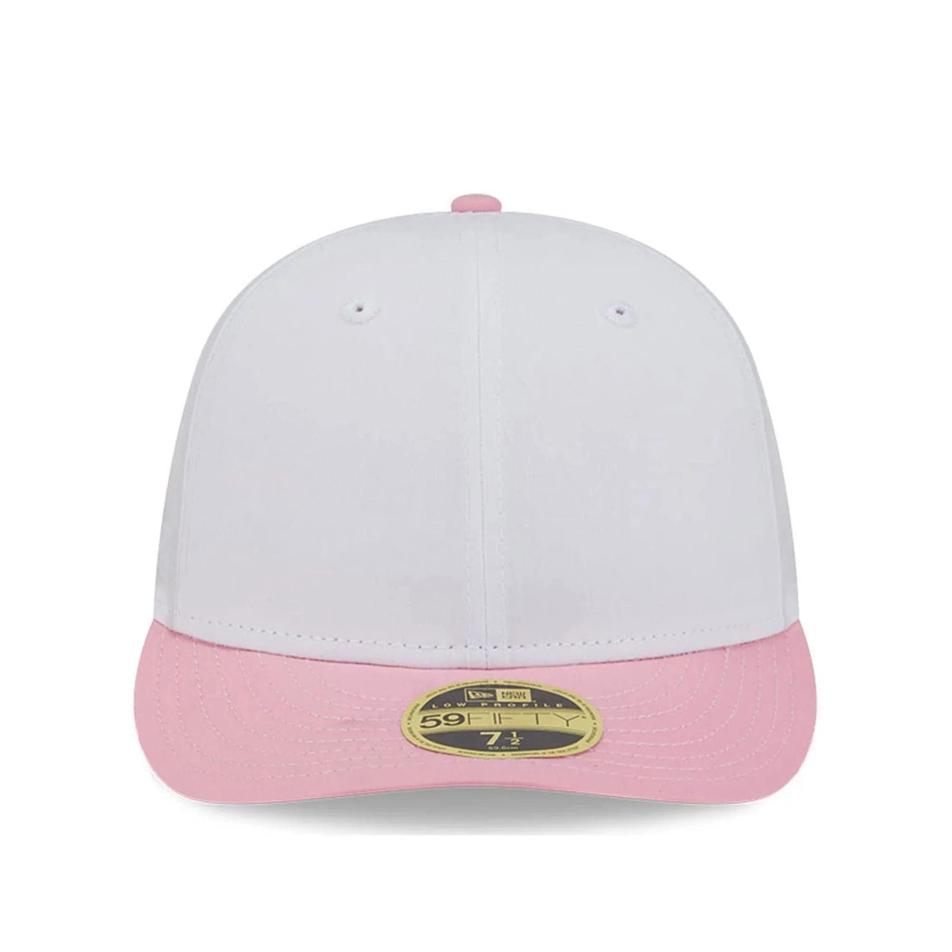 New Era Open White & Pink Low Profile 59FIFTY Fitted Cap - Image 2