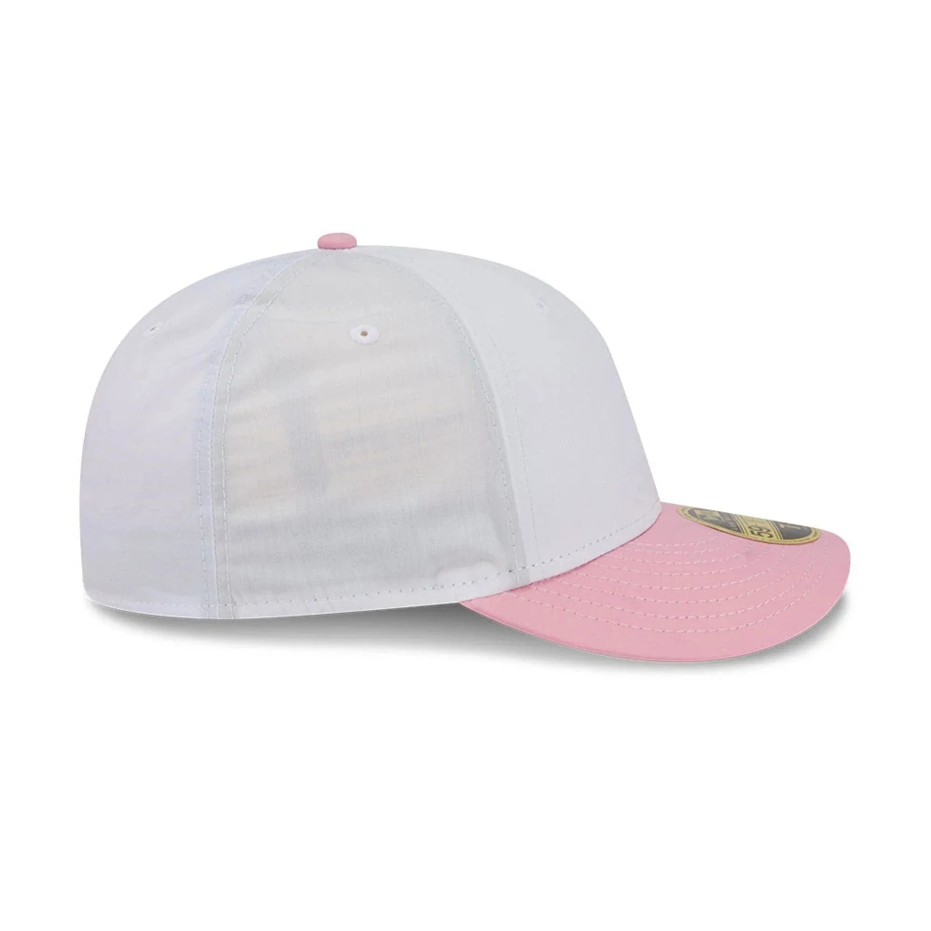 New Era Open White & Pink Low Profile 59FIFTY Fitted Cap - Image 5