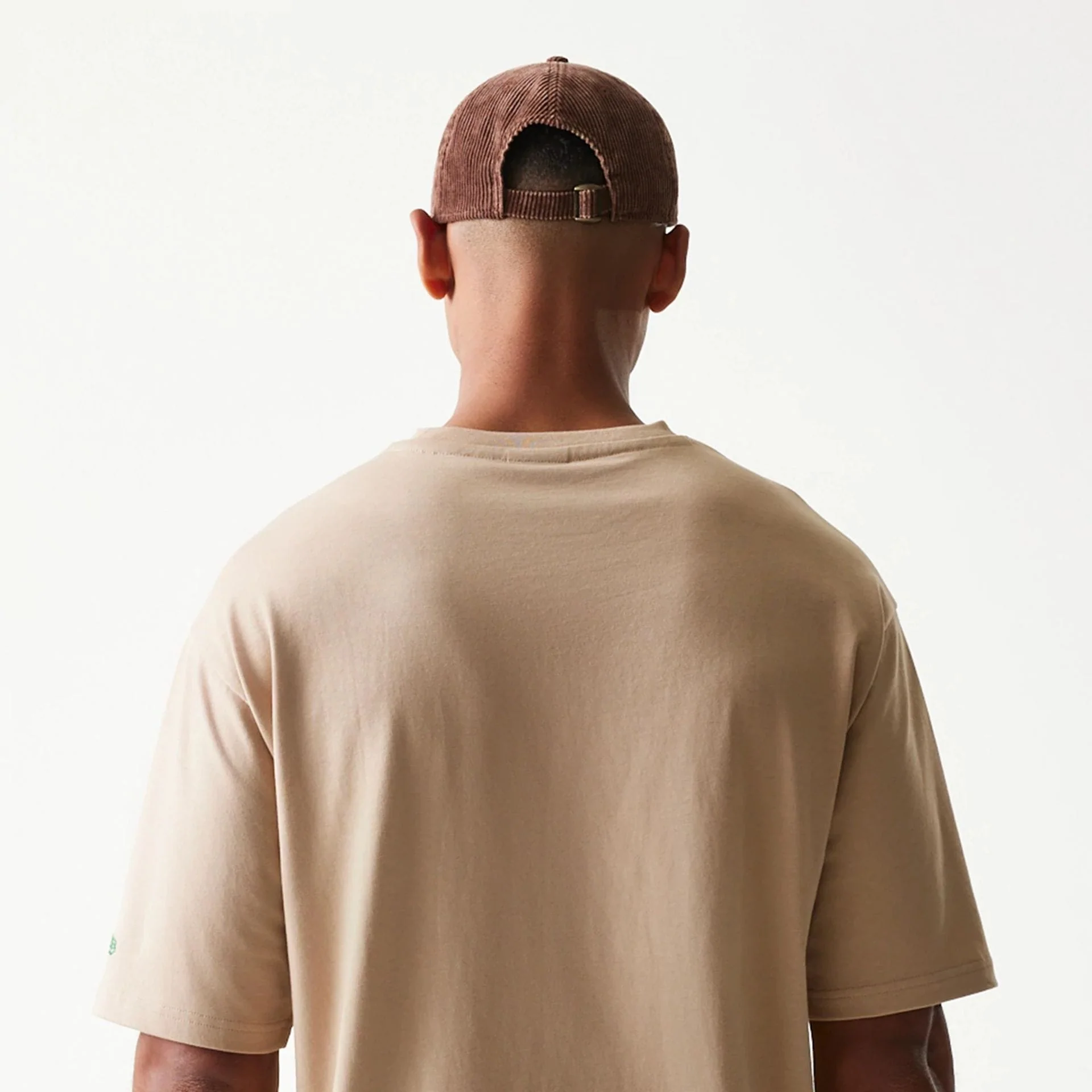 New Era Orange Fruit Graphic Light Beige Oversized T-Shirt - Image 7