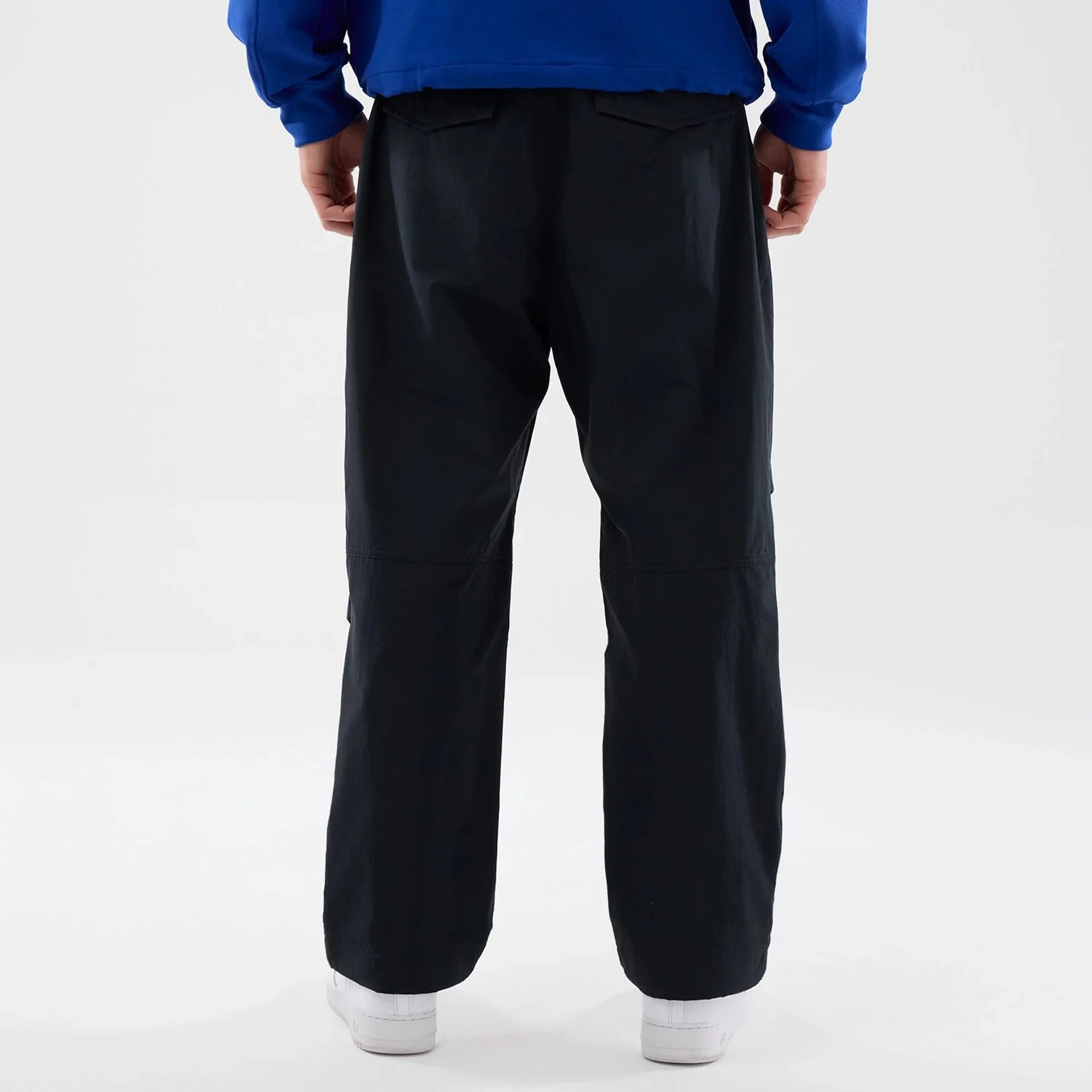 New Era Organic Black Parachute Trousers - Image 2