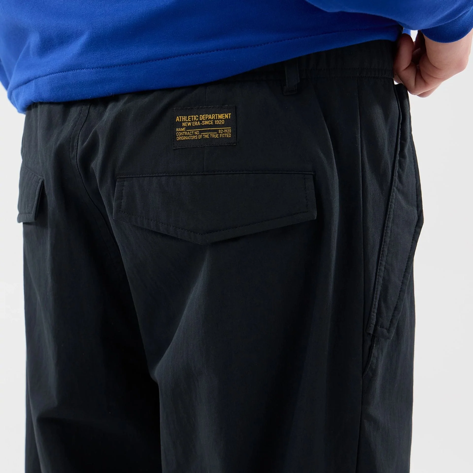 New Era Organic Black Parachute Trousers - Image 5