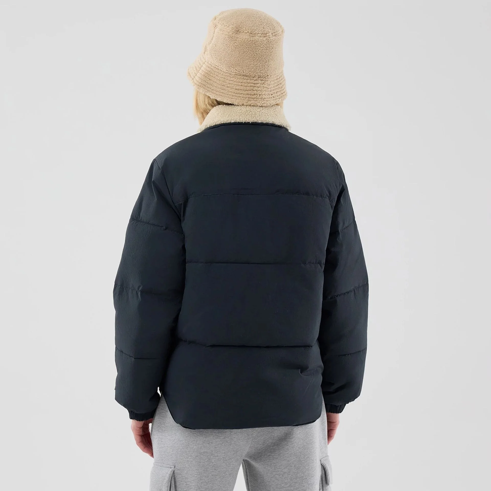 New Era Organic Boa Neck Navy Jacket - Image 2