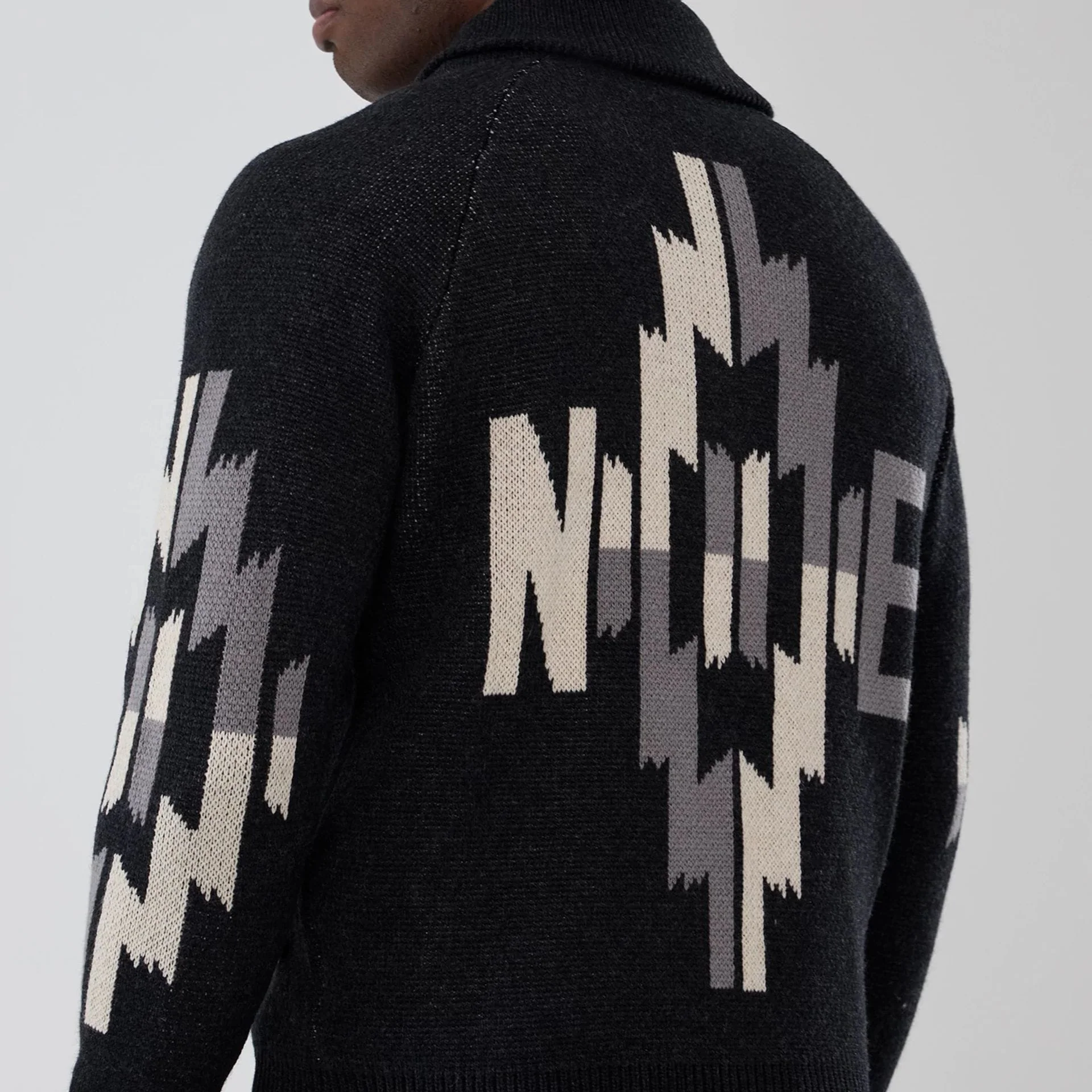 New Era Organic Cowichan Black Cardigan - Image 6