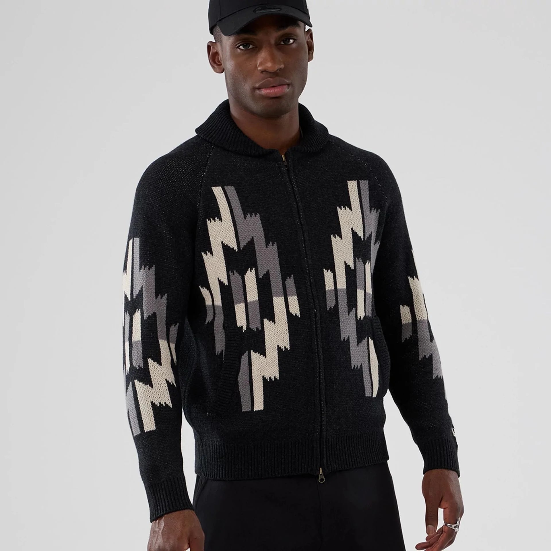 New Era Organic Cowichan Black Cardigan - Image 7