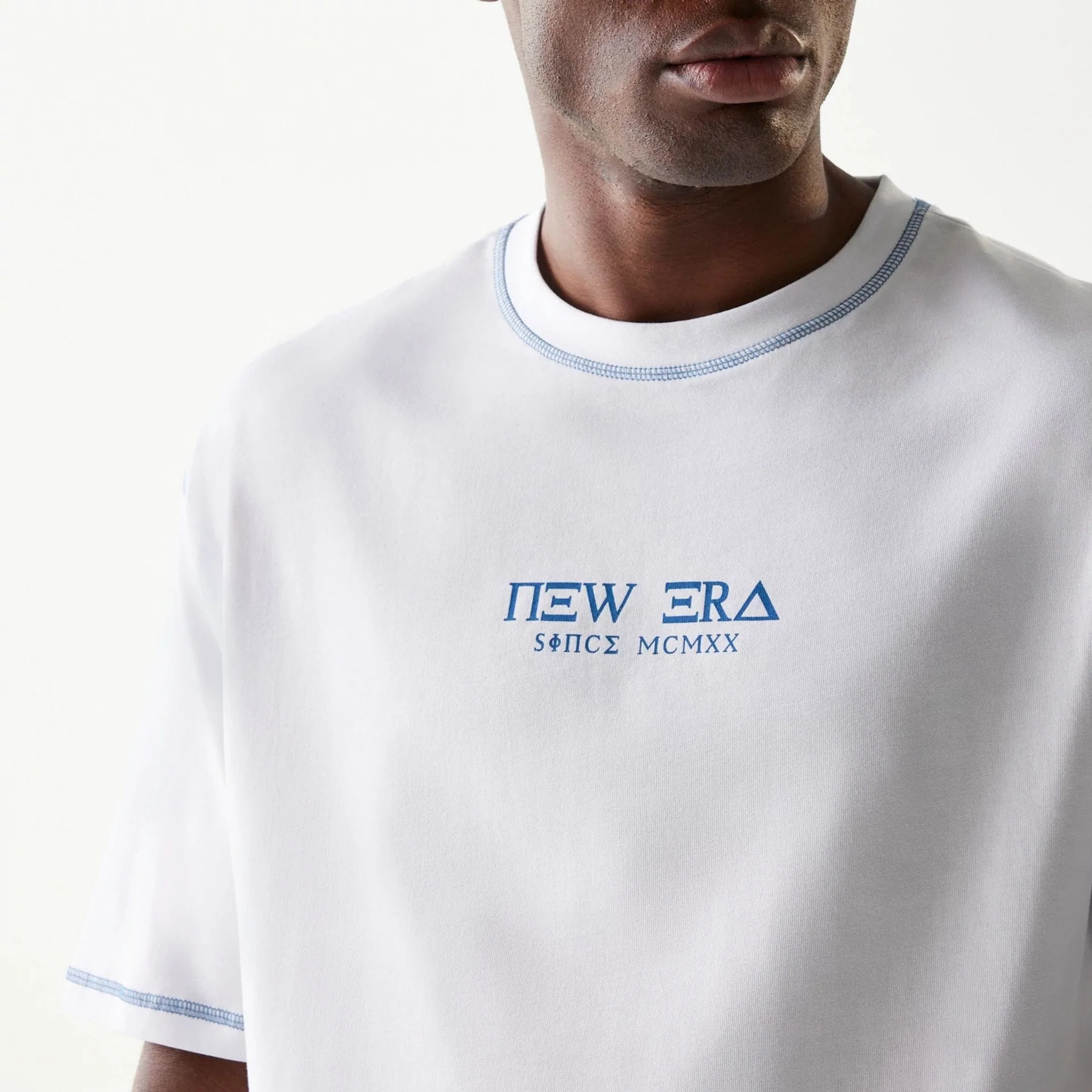 New Era Orthodox Church White Oversized T-Shirt - Image 3