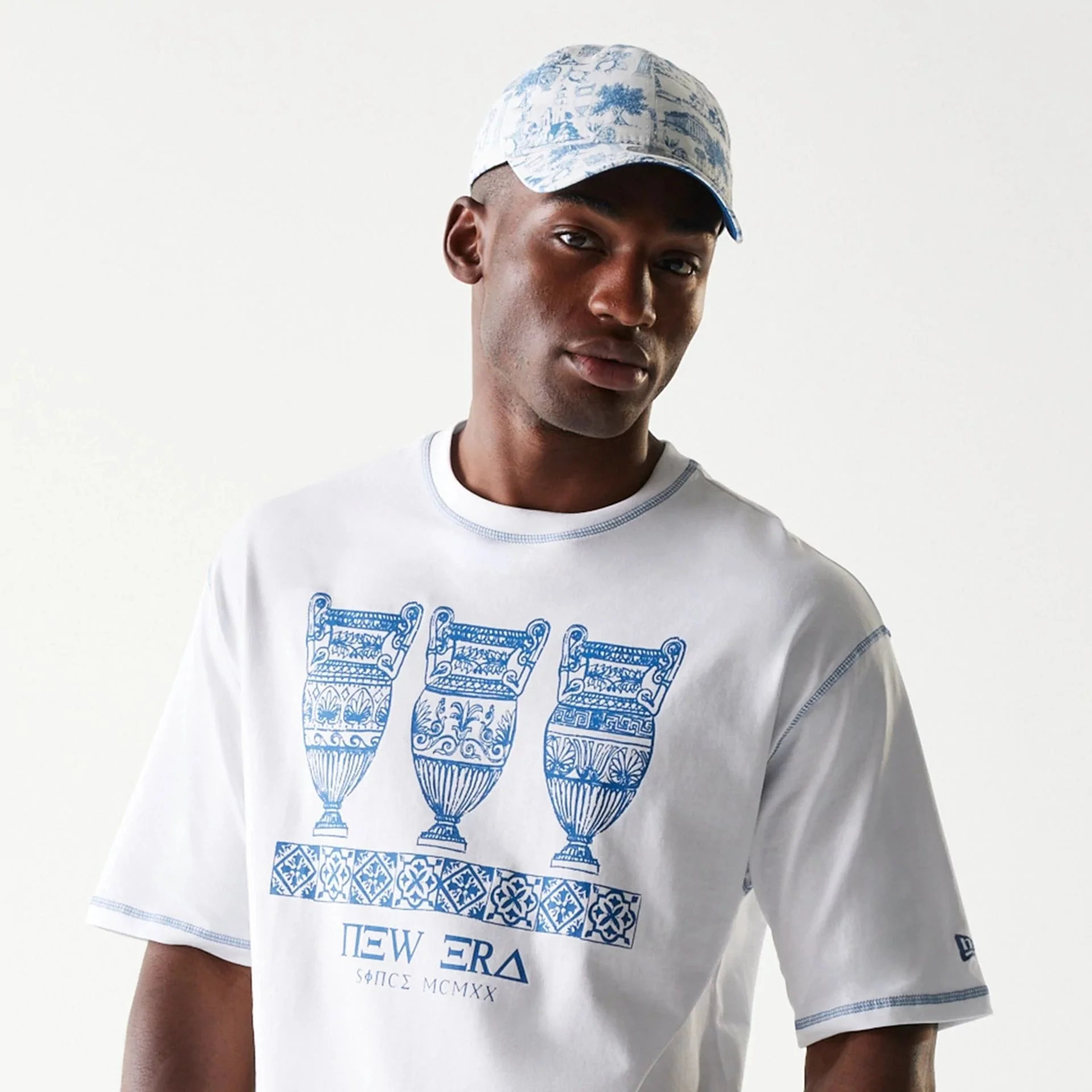 New Era Orthodox Vase White Oversized T-Shirt - Image 6