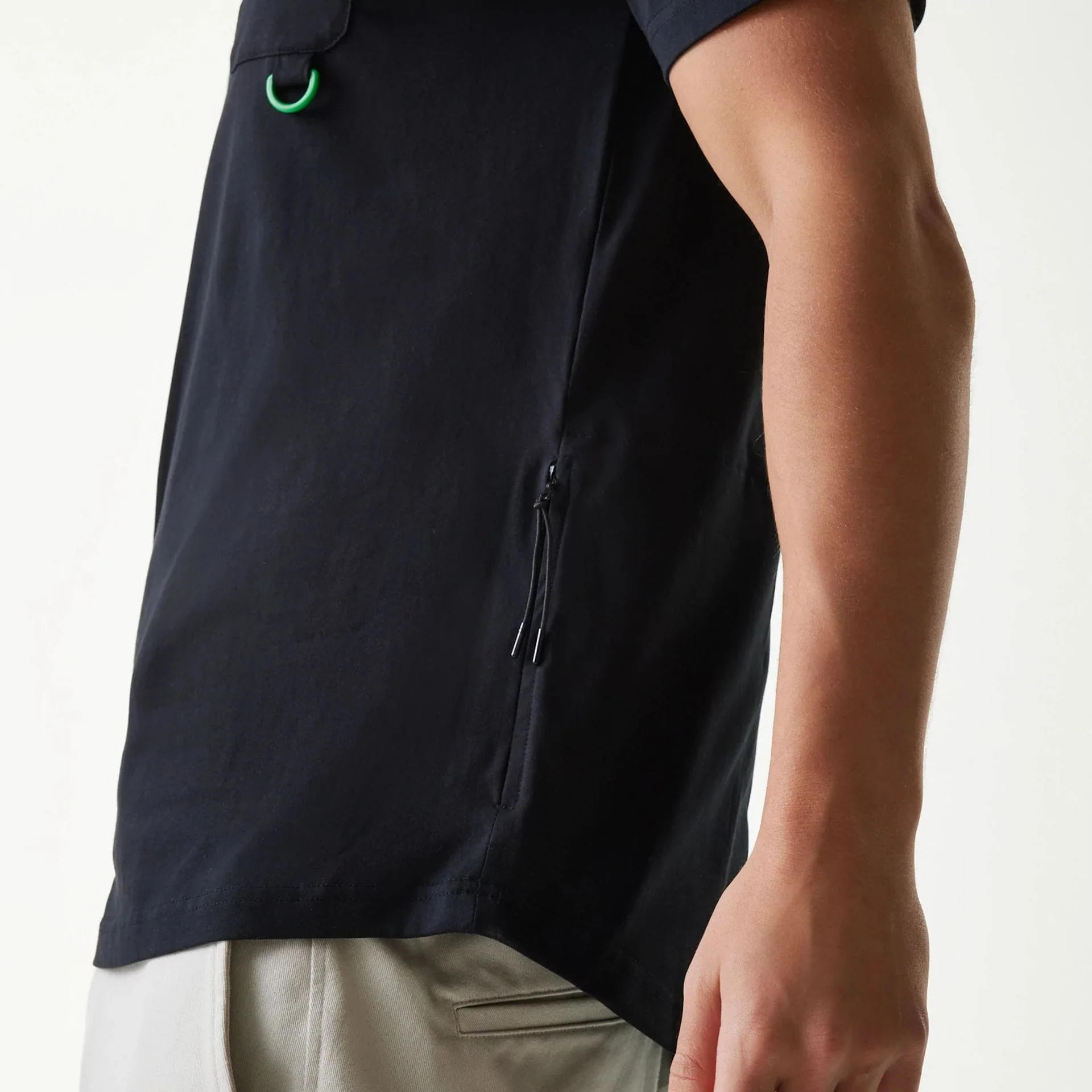 New Era Outdoor Earth Day Black Side Pocket T-Shirt - Image 4