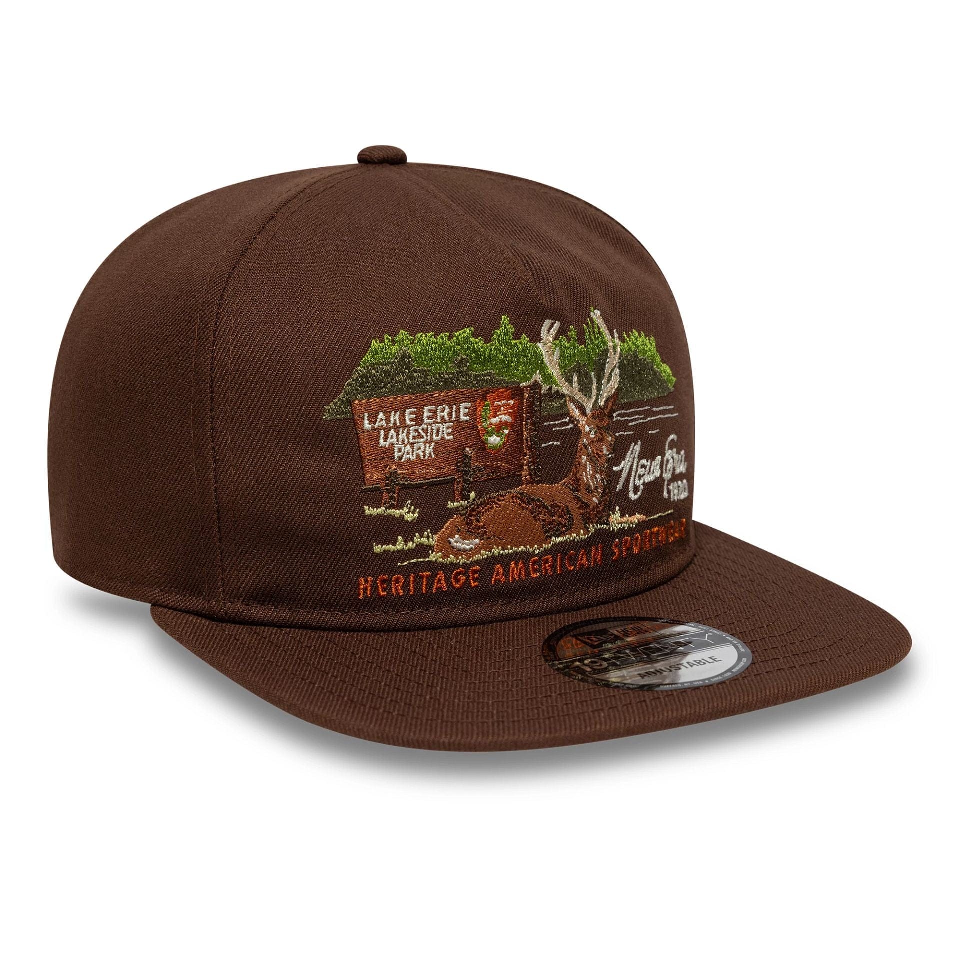 New Era Outdoor Graphic Brown 19TWENTY Adjustable Cap - Image 3