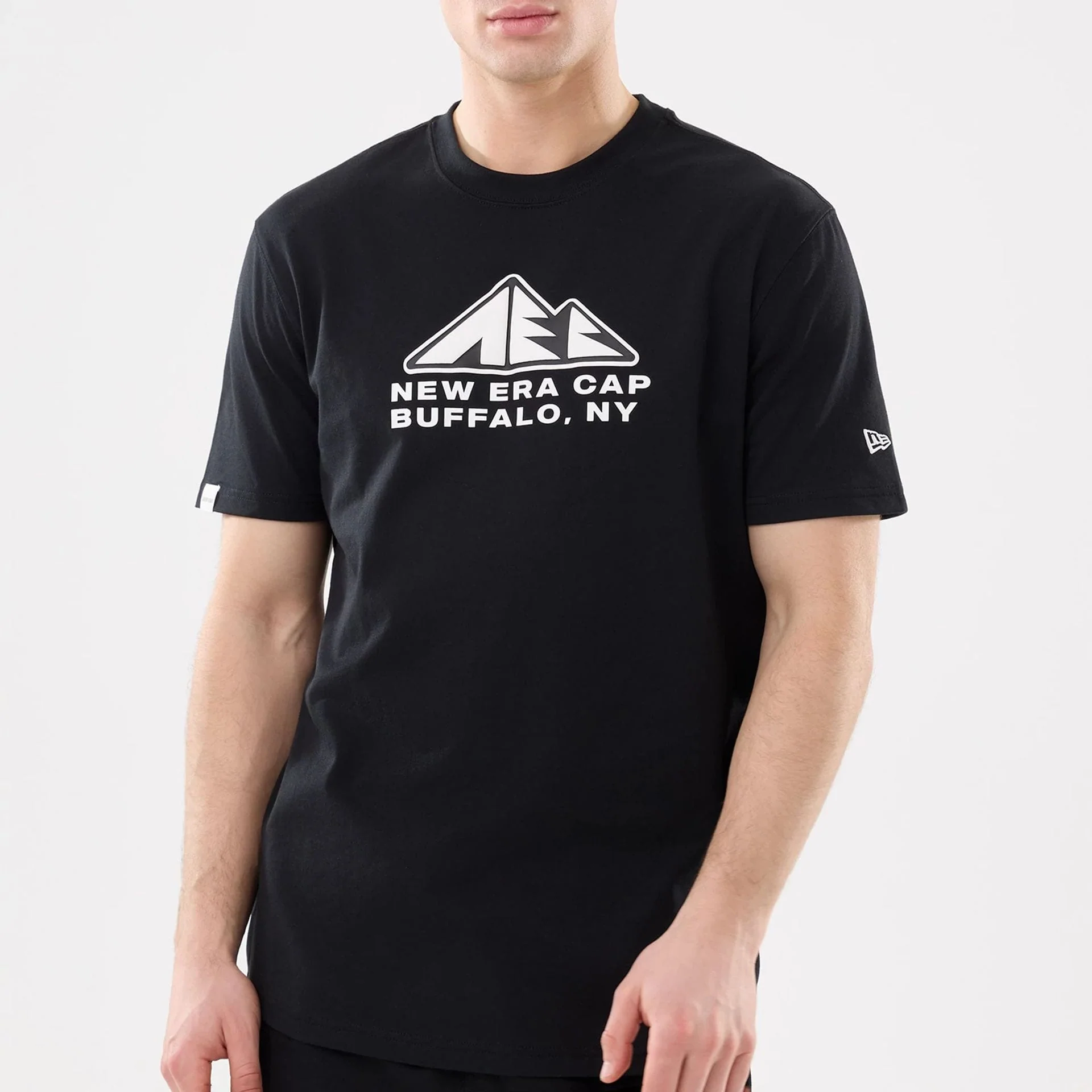 New Era Outdoor Mountain Black T-Shirt - Image 3