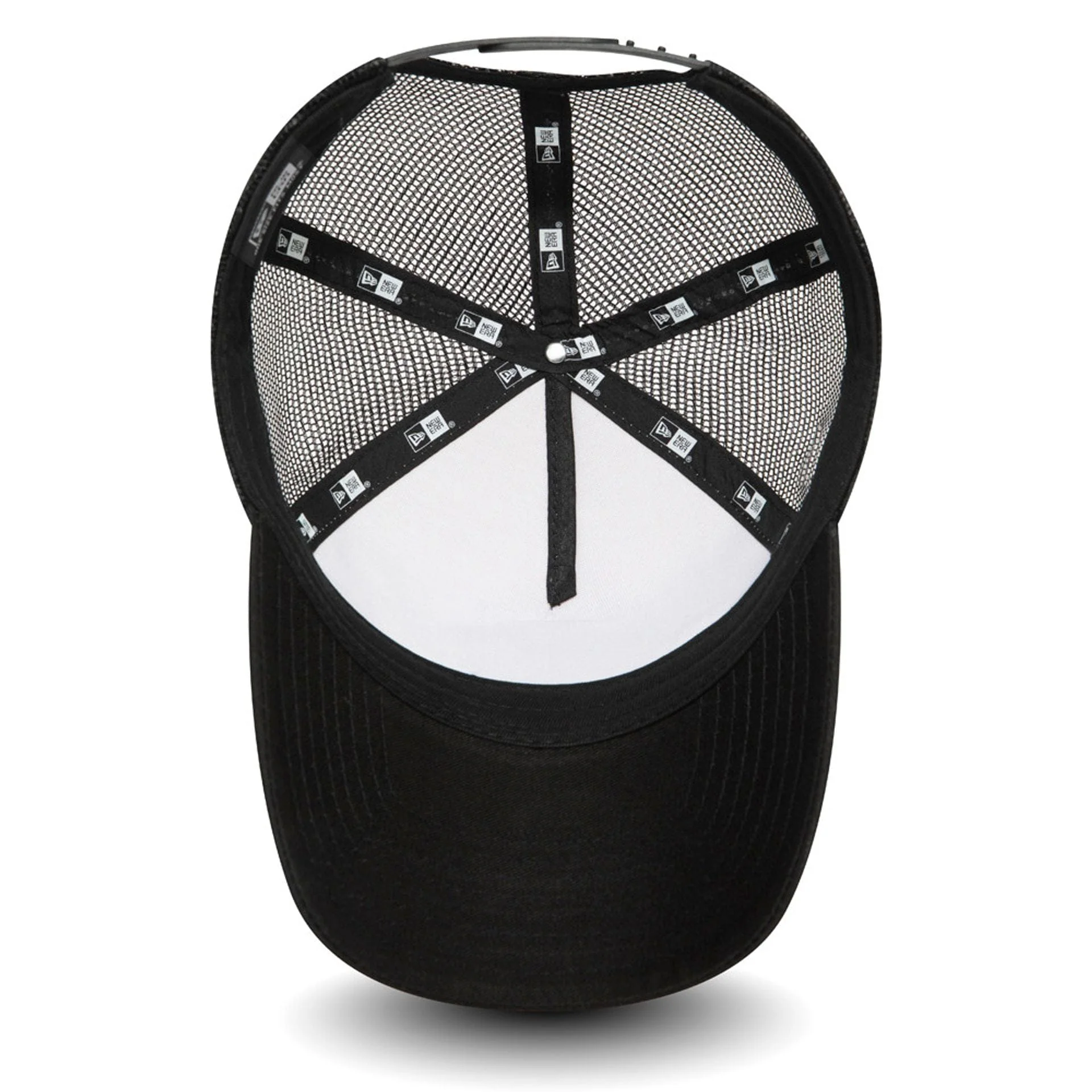 New Era Outdoor Washed Black 9FORTY A-Frame Trucker Adjustable Cap - Image 3