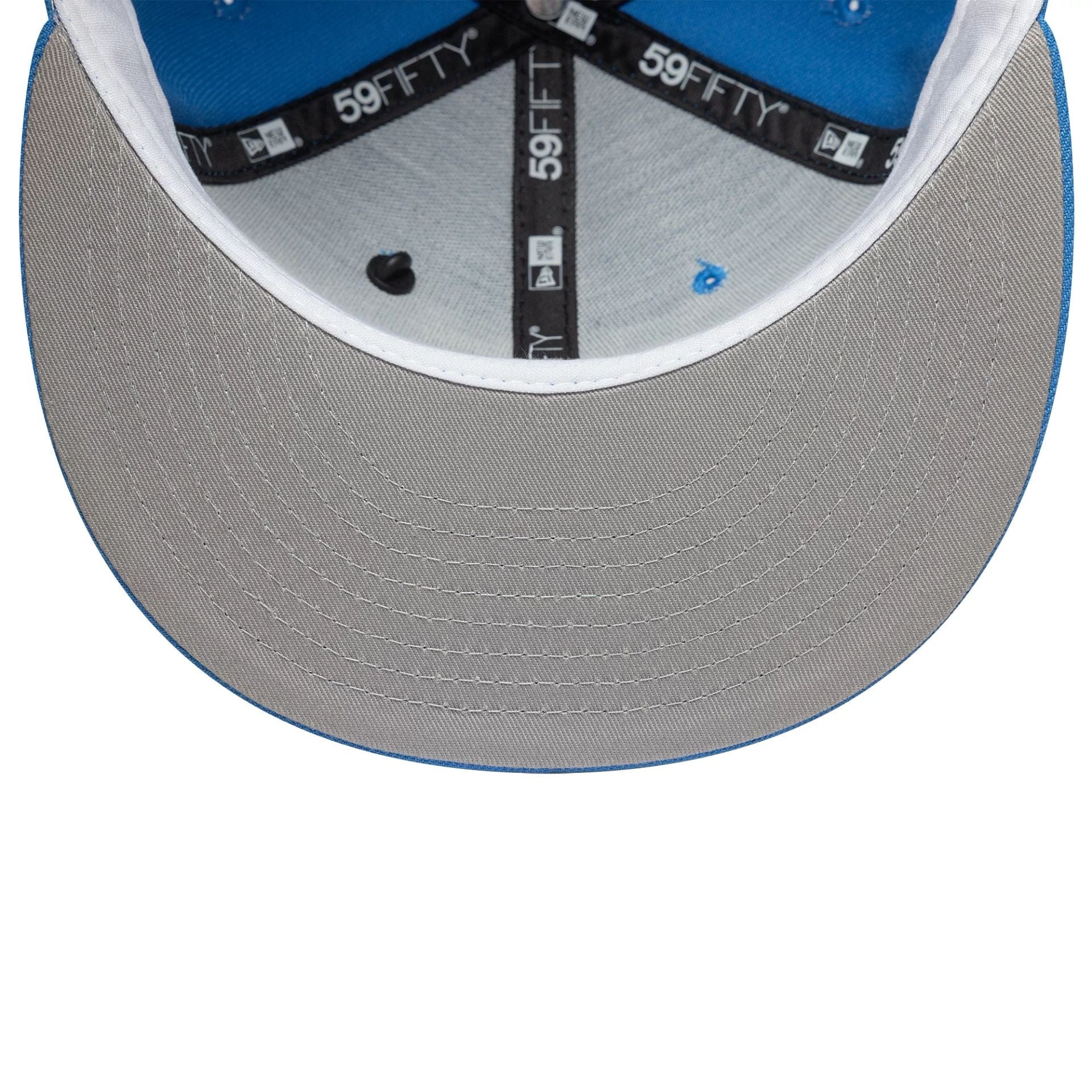 New Era Oversized Script Blue 59FIFTY Fitted Cap - Image 2