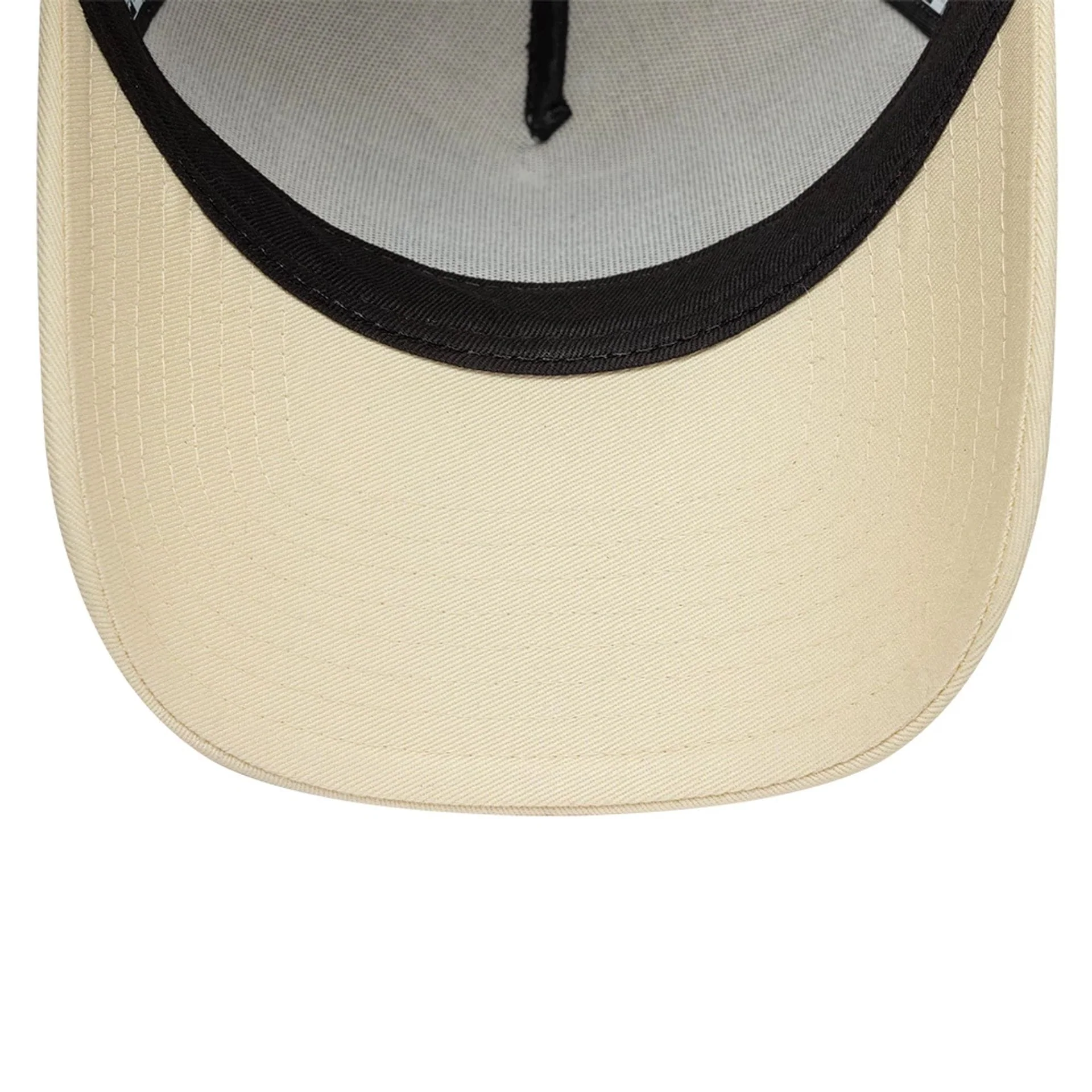 New Era Patch Light Beige 9FORTY A-Frame Trucker Adjustable Cap - Image 7