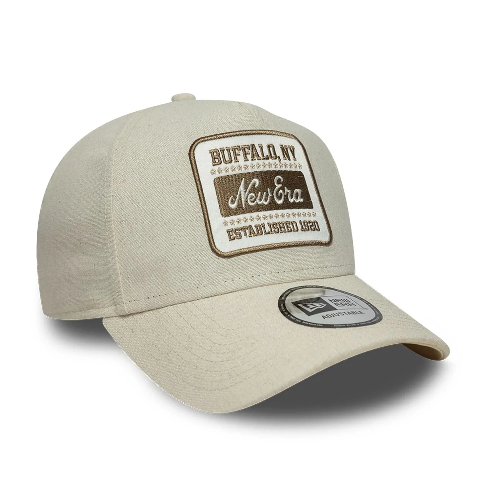 New Era Patch Line Cream 9FORTY E-Frame Adjustable Cap - Image 3