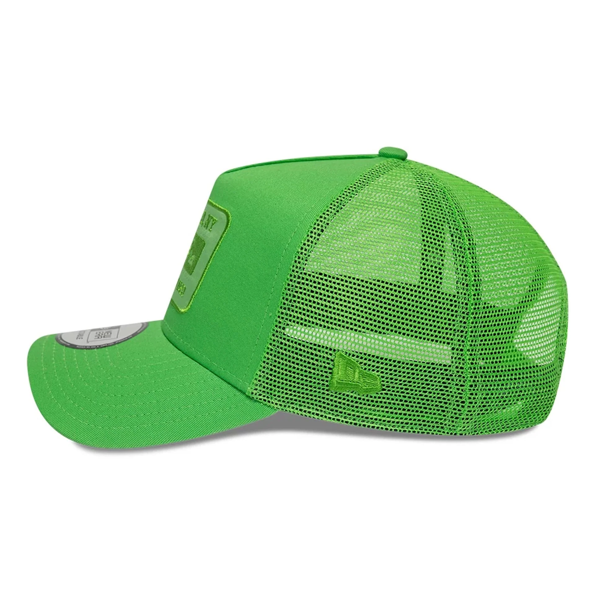 New Era Patch Open Green 9FORTY A-Frame Trucker Adjustable Cap - Image 5
