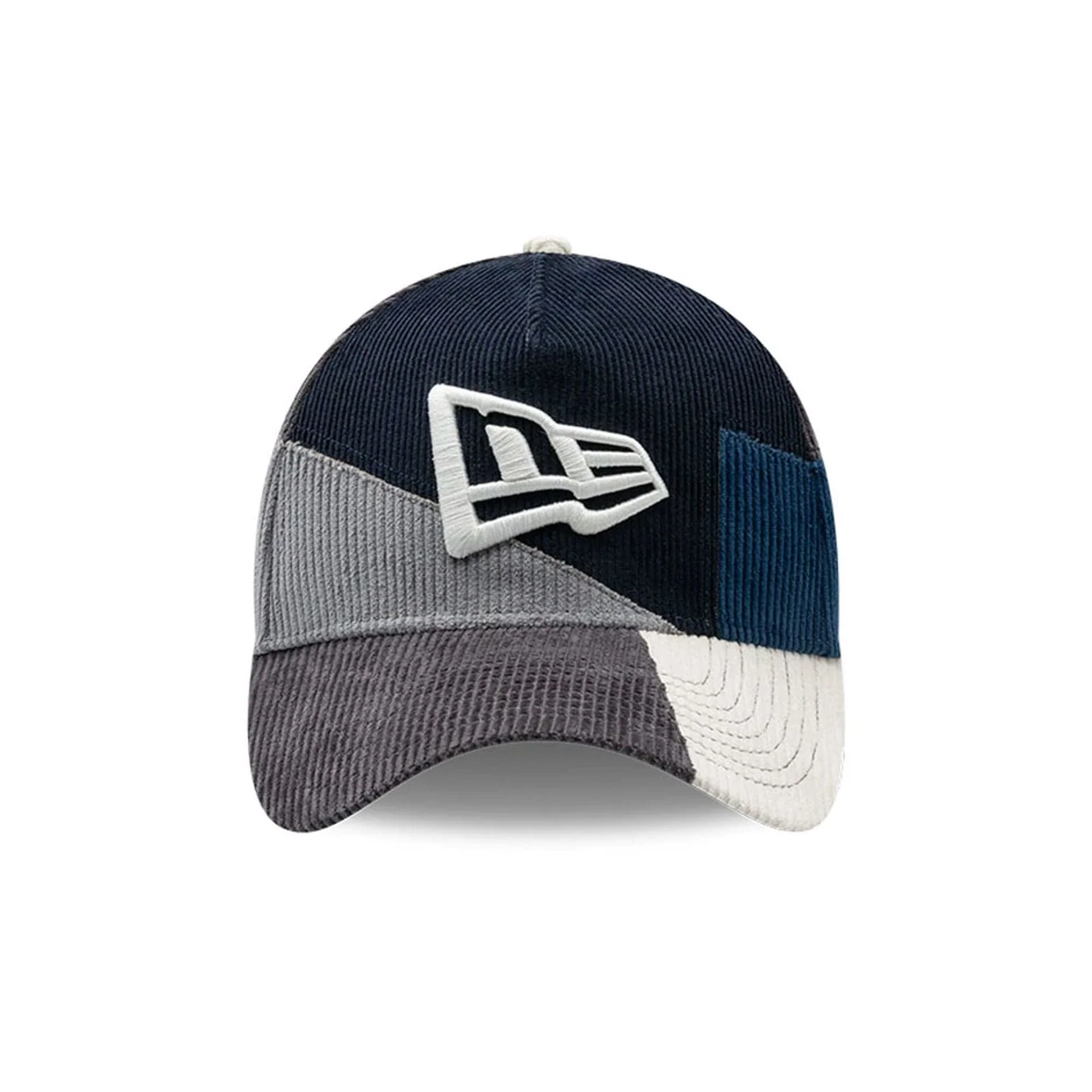 New Era Patchwork Black 9FORTY A-Frame Cap - Image 2