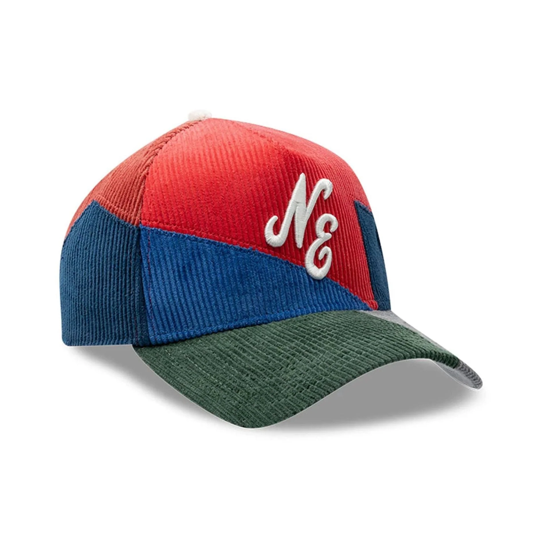 New Era Patchwork Red 9FORTY A-Frame Cap - Image 4