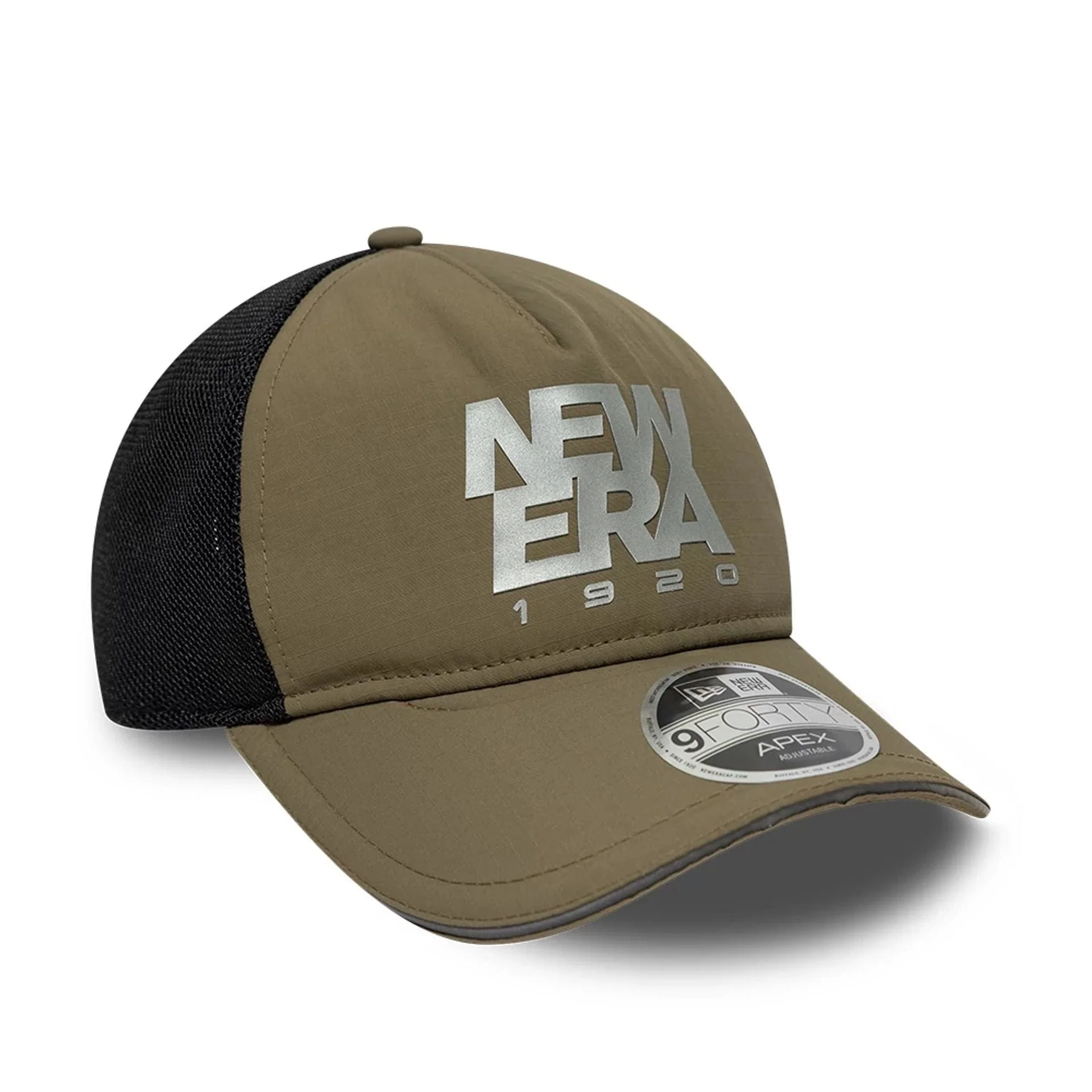 New Era Performance Green 9FORTY M-Crown A-Frame Trucker Adjustable Cap - Image 3