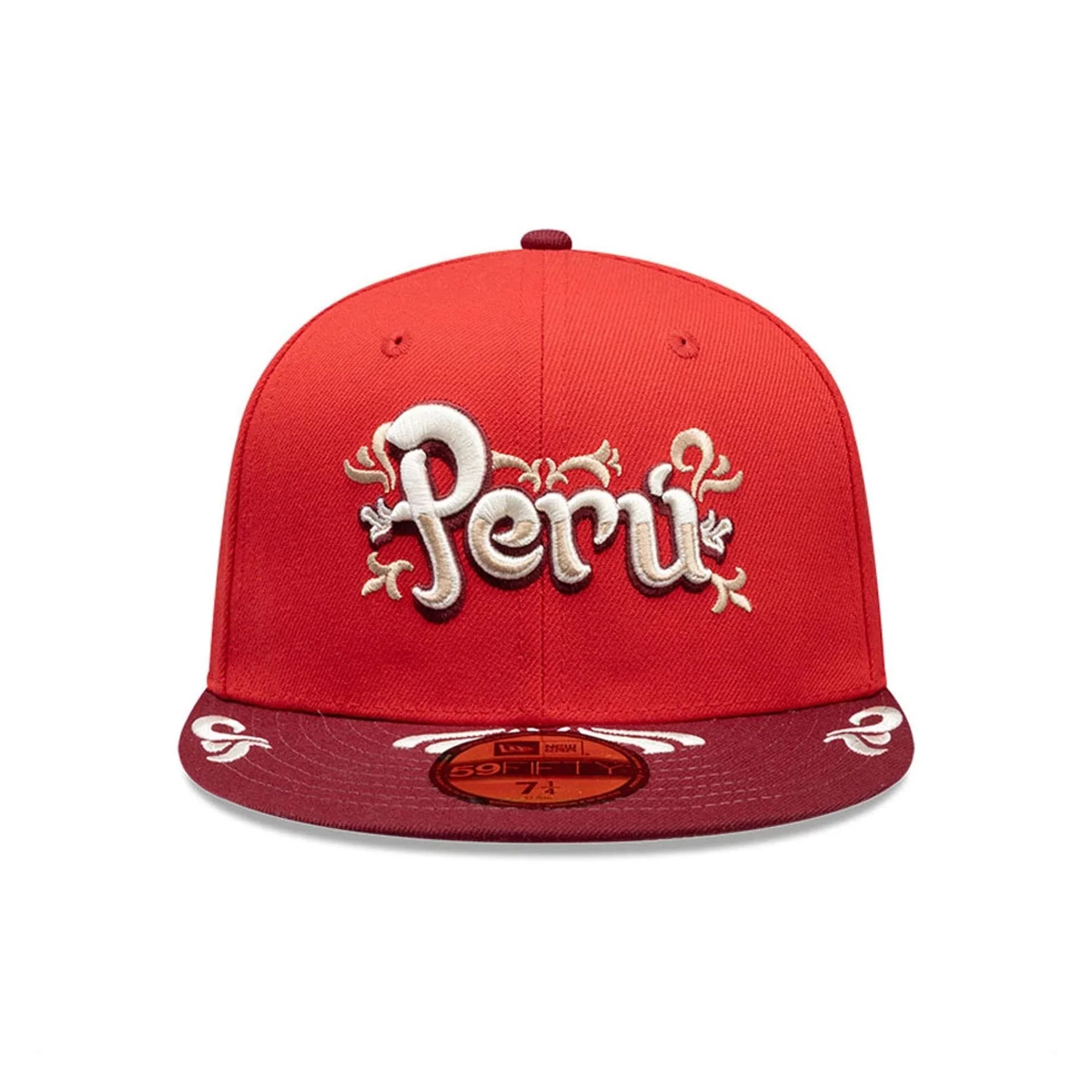 New Era Peru Red 59FIFTY Fitted Cap - Image 3