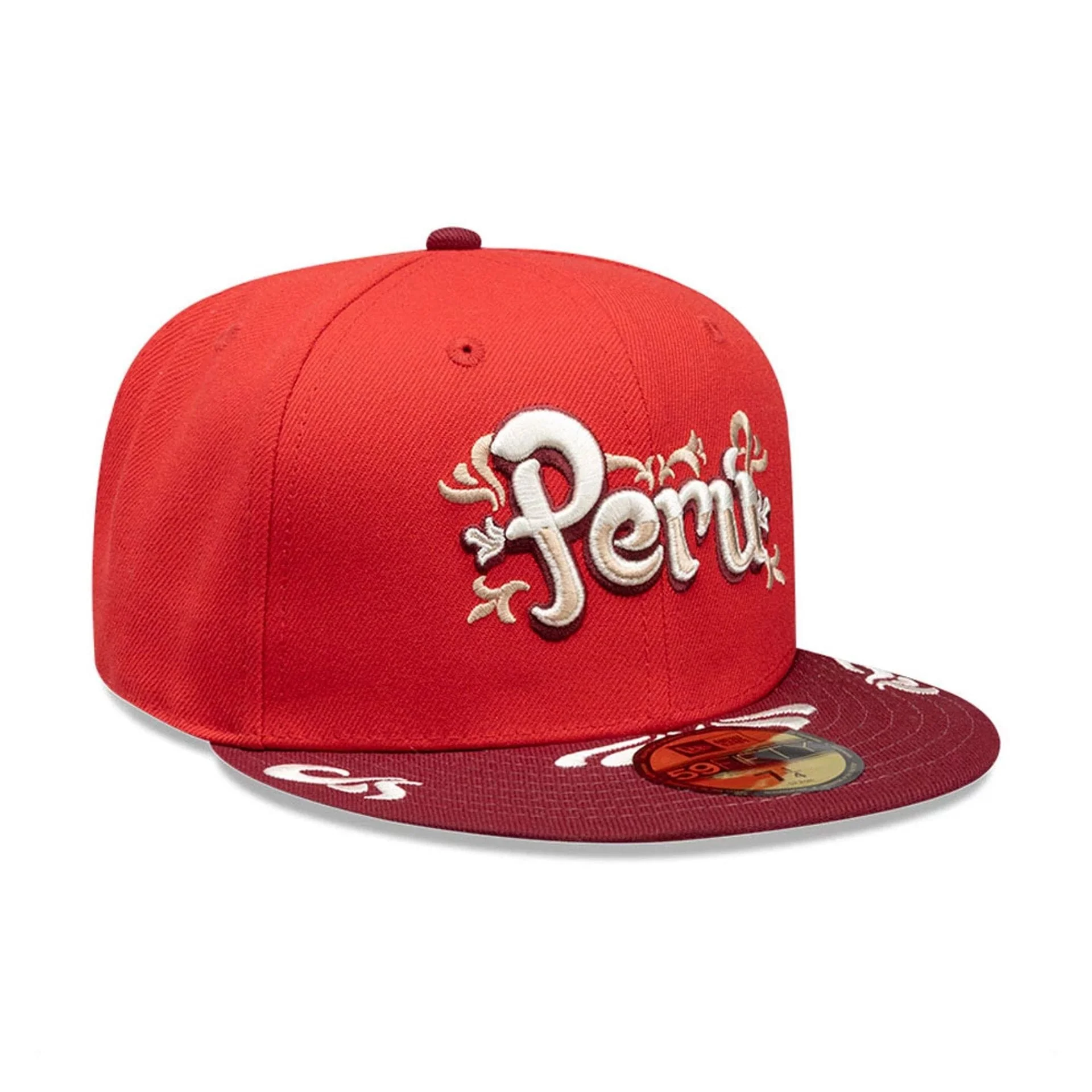 New Era Peru Red 59FIFTY Fitted Cap - Image 4