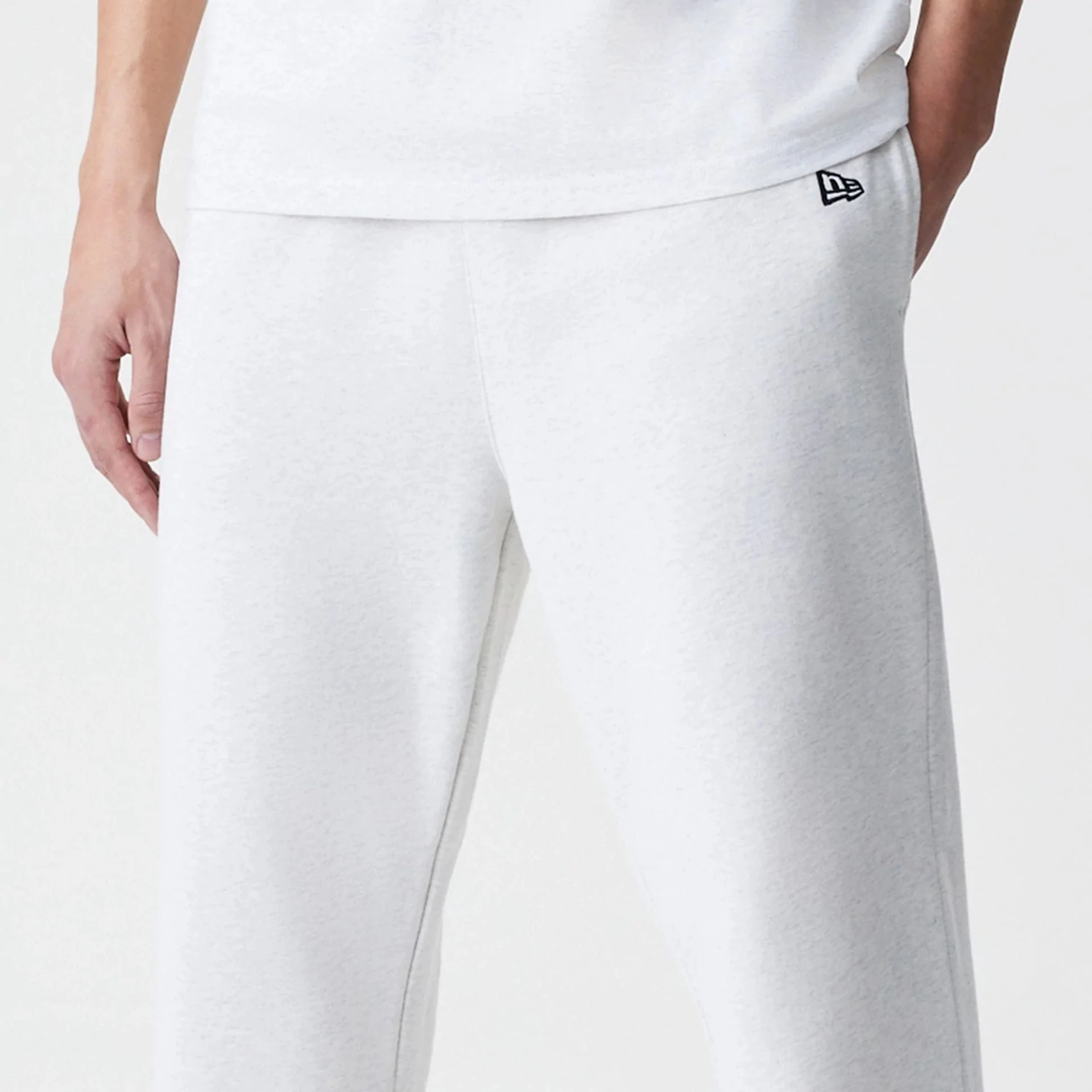 New Era Premium Essential Pastel Grey Joggers - Image 4