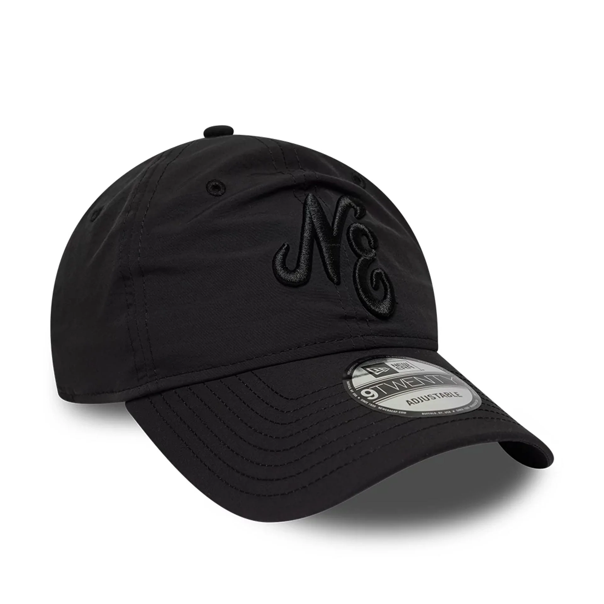 New Era Recycled Black On Black 9TWENTY Adjustable Cap - Image 3