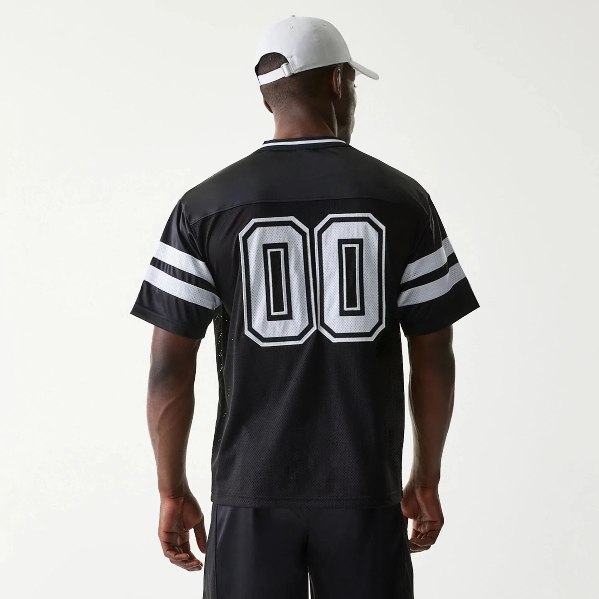 New Era Retro Sports Black Mesh Jersey - Image 2