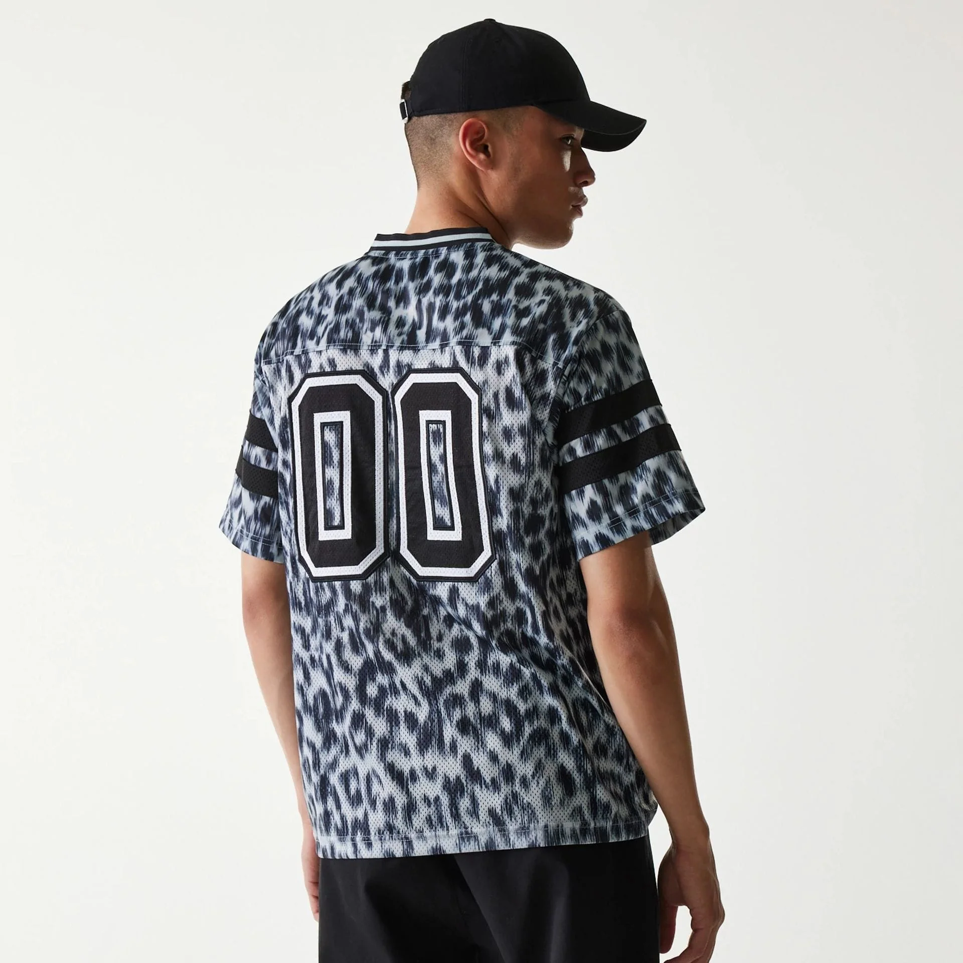 New Era Retro Sports Grey Mesh Jersey - Image 2