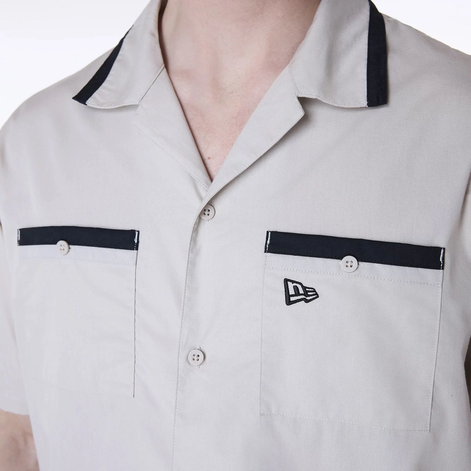 New Era Revere Cream Short Sleeve Shirt - Image 6