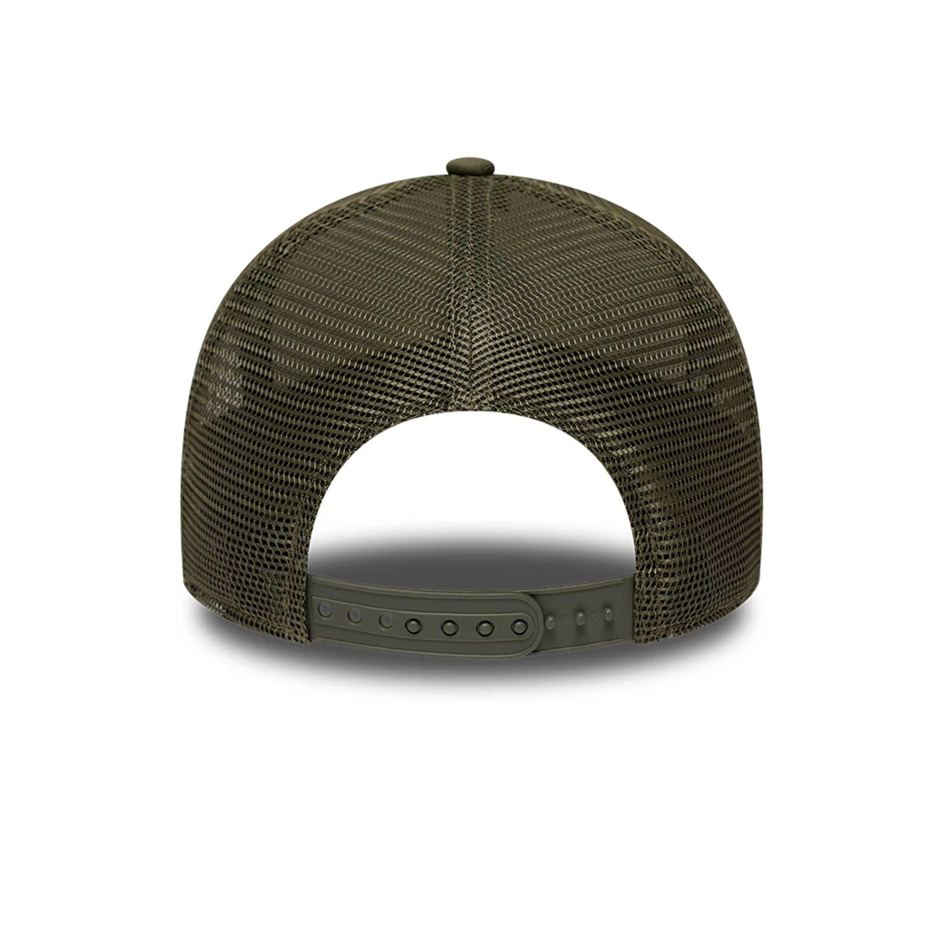 New Era Round Patch White 9FORTY A-Frame Trucker Adjustable Cap - Image 6