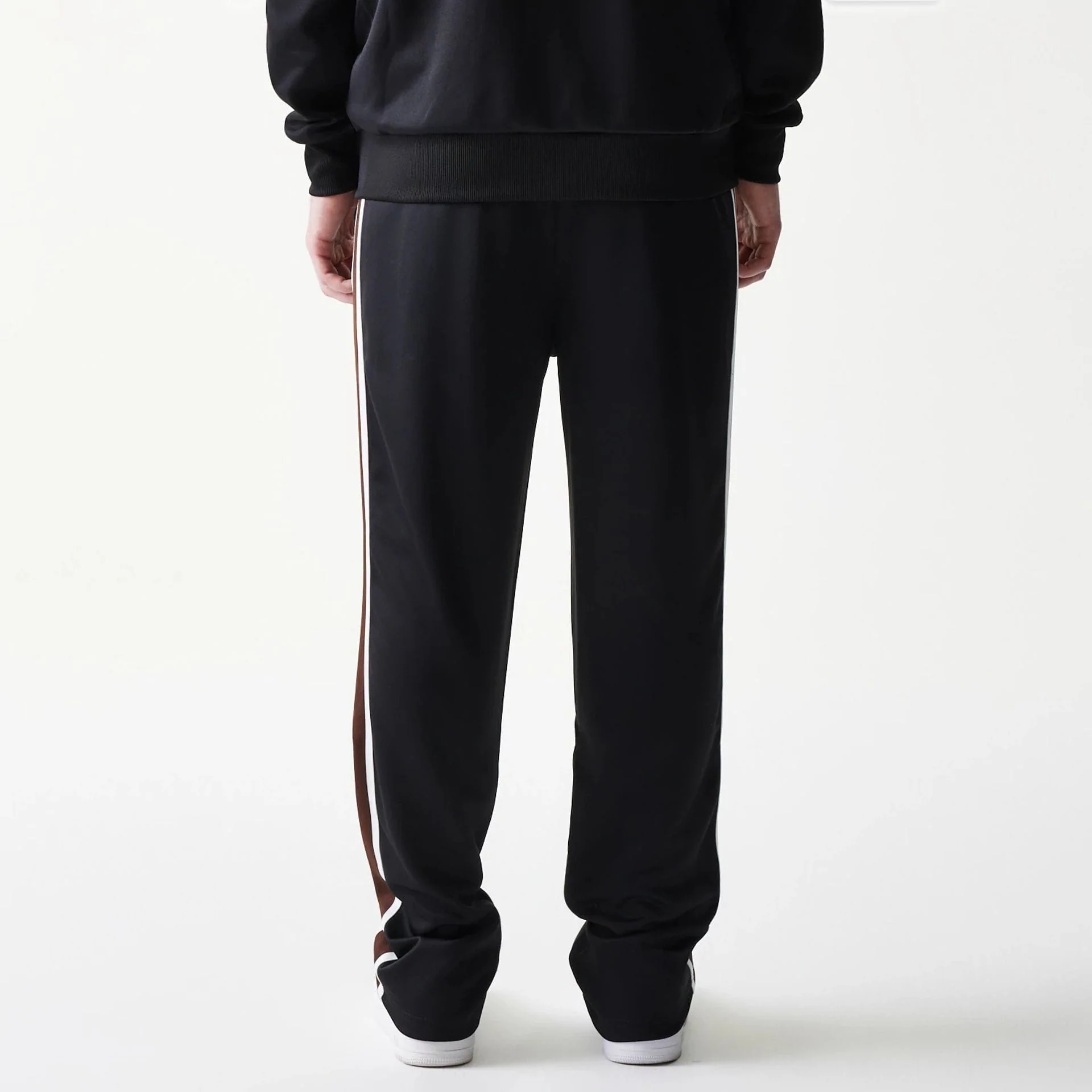 New Era Script Black Straight Leg Joggers - Image 2