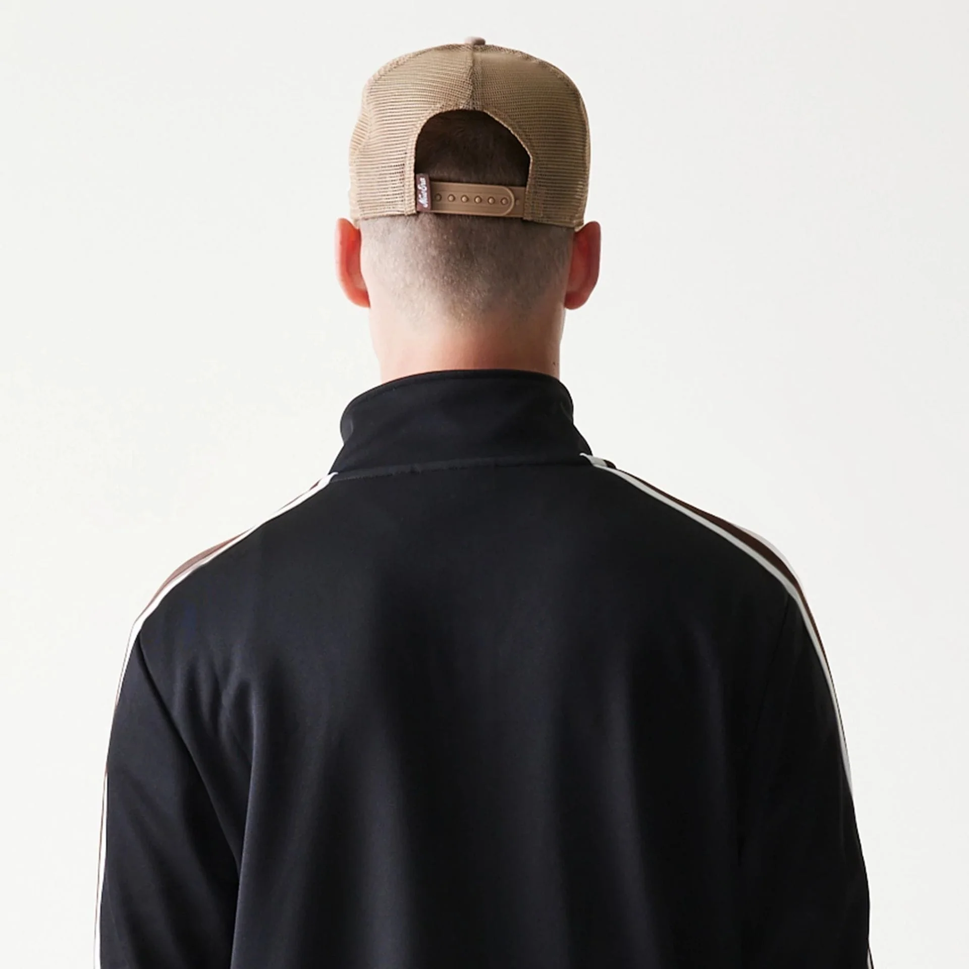 New Era Script Black Track Jacket - Image 7