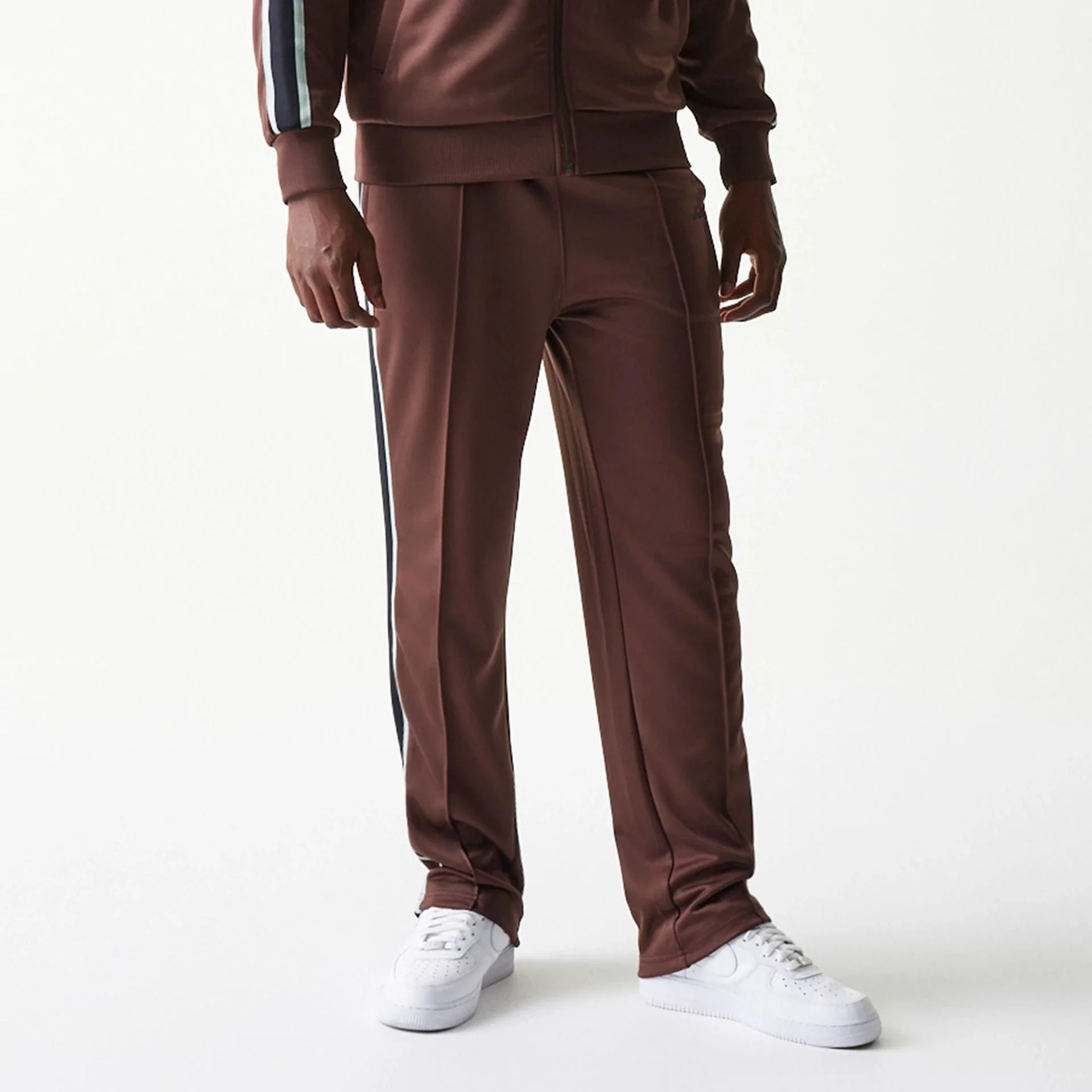 New Era Script Brown Straight Leg Joggers - Image 8
