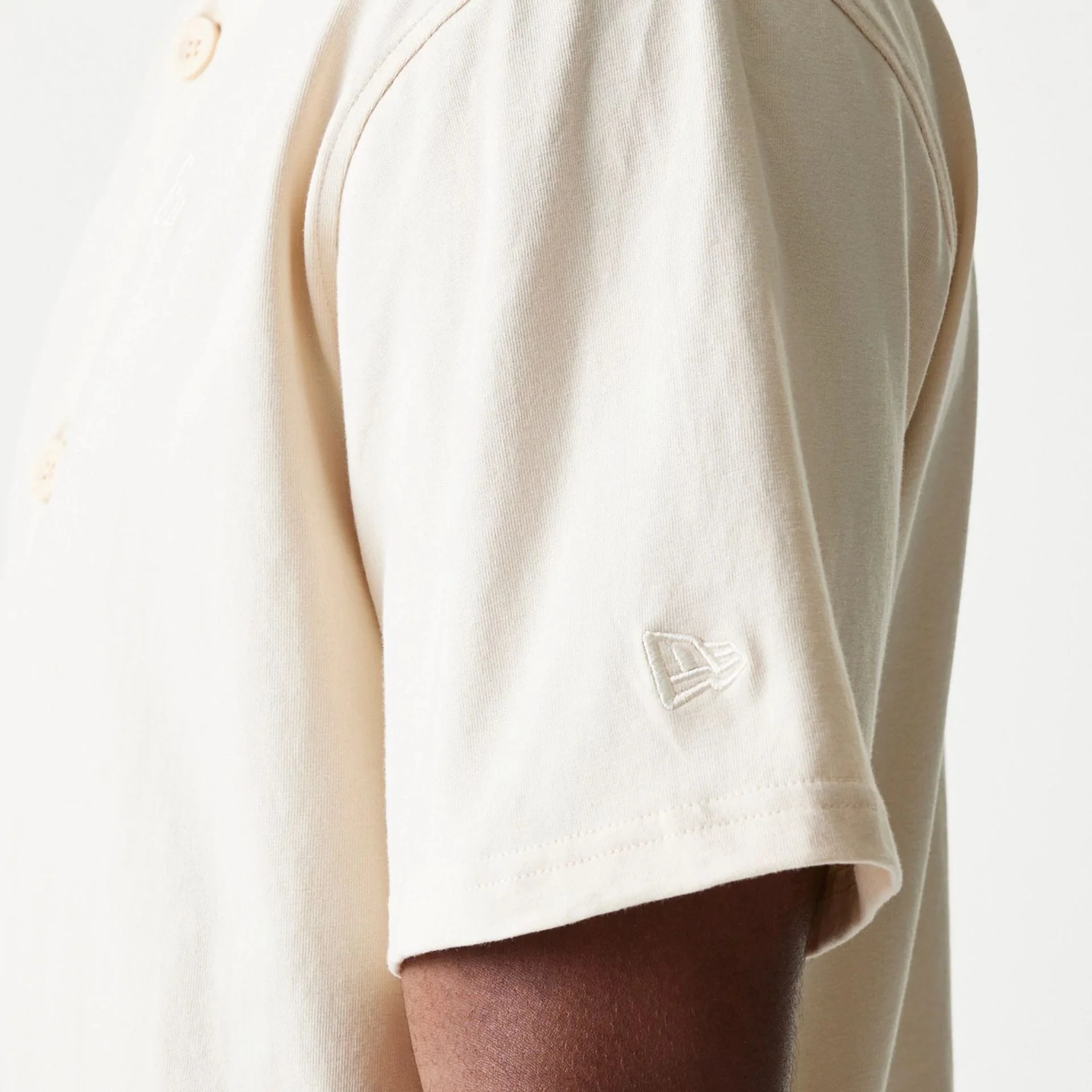 New Era Script Light Beige T-Shirt - Image 7