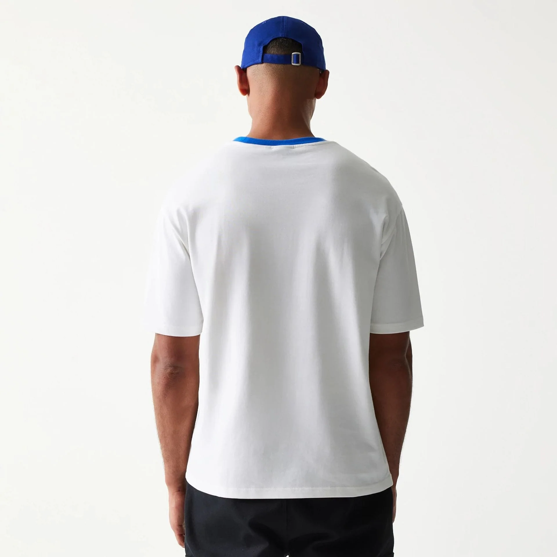 New Era Script White Oversized T-Shirt - Image 2