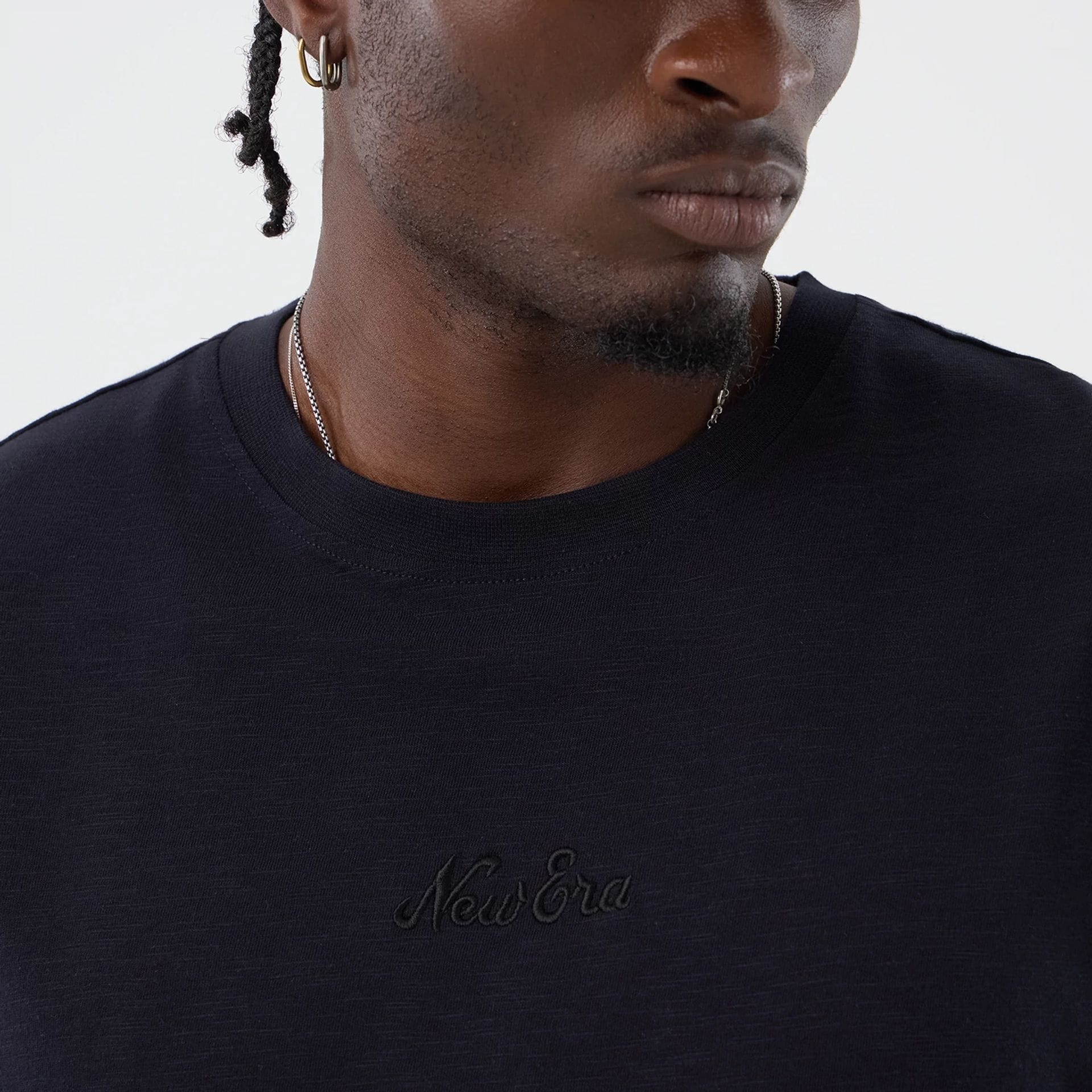 New Era Slub Navy Oversized T-Shirt - Image 4