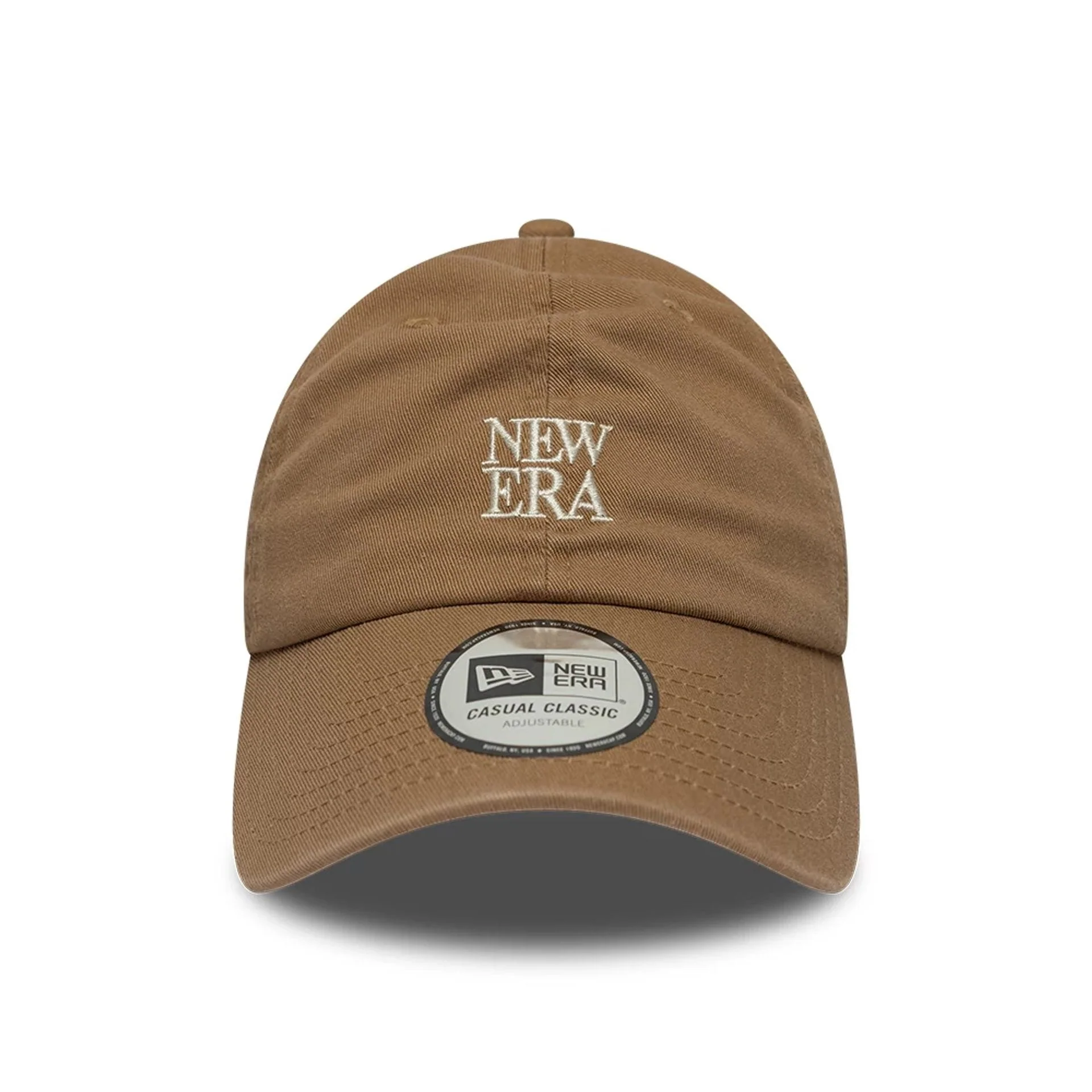 New Era Square Logo Dark Beige Casual Classic Adjustable Cap - Image 2
